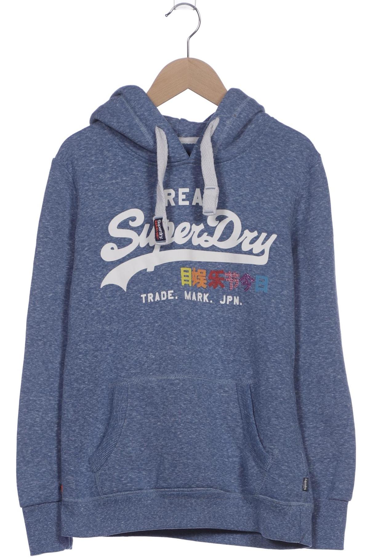 

Superdry Damen Kapuzenpullover, blau, Gr. 40