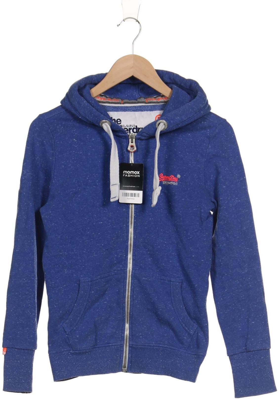 

Superdry Damen Kapuzenpullover, blau, Gr. 38