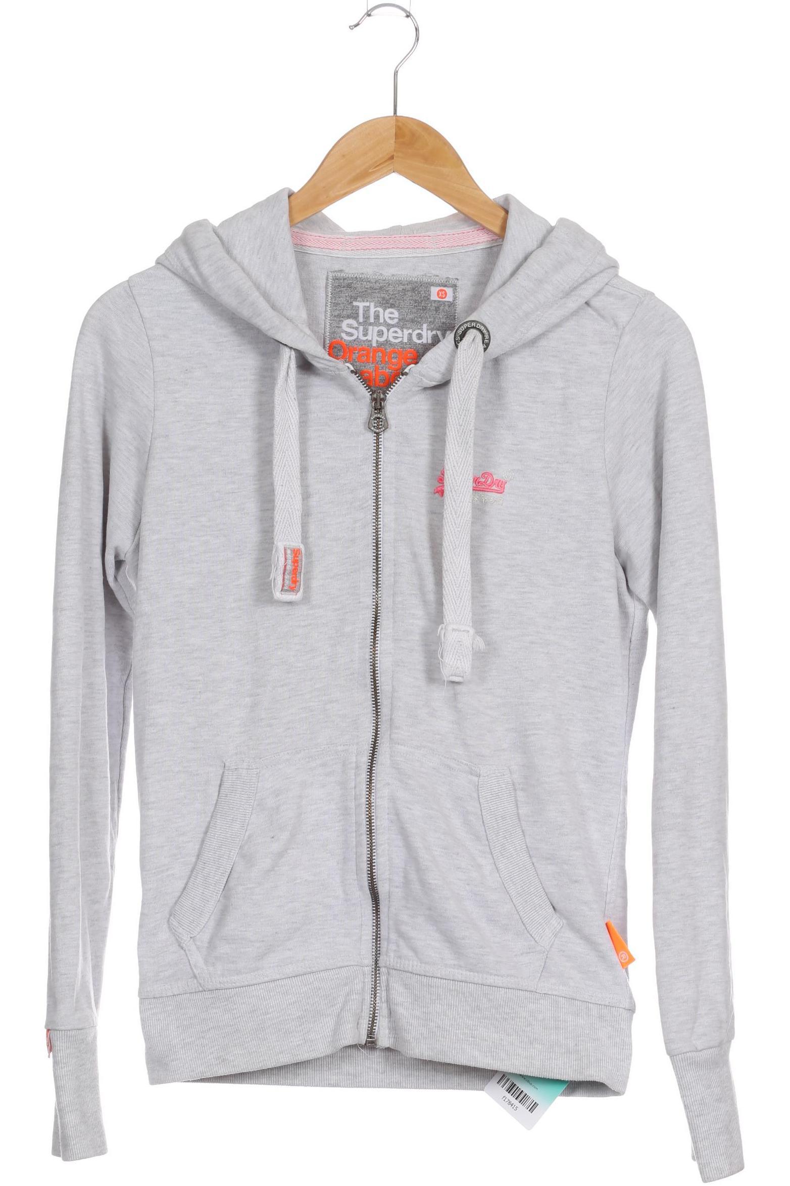 

Superdry Damen Kapuzenpullover, grau, Gr.