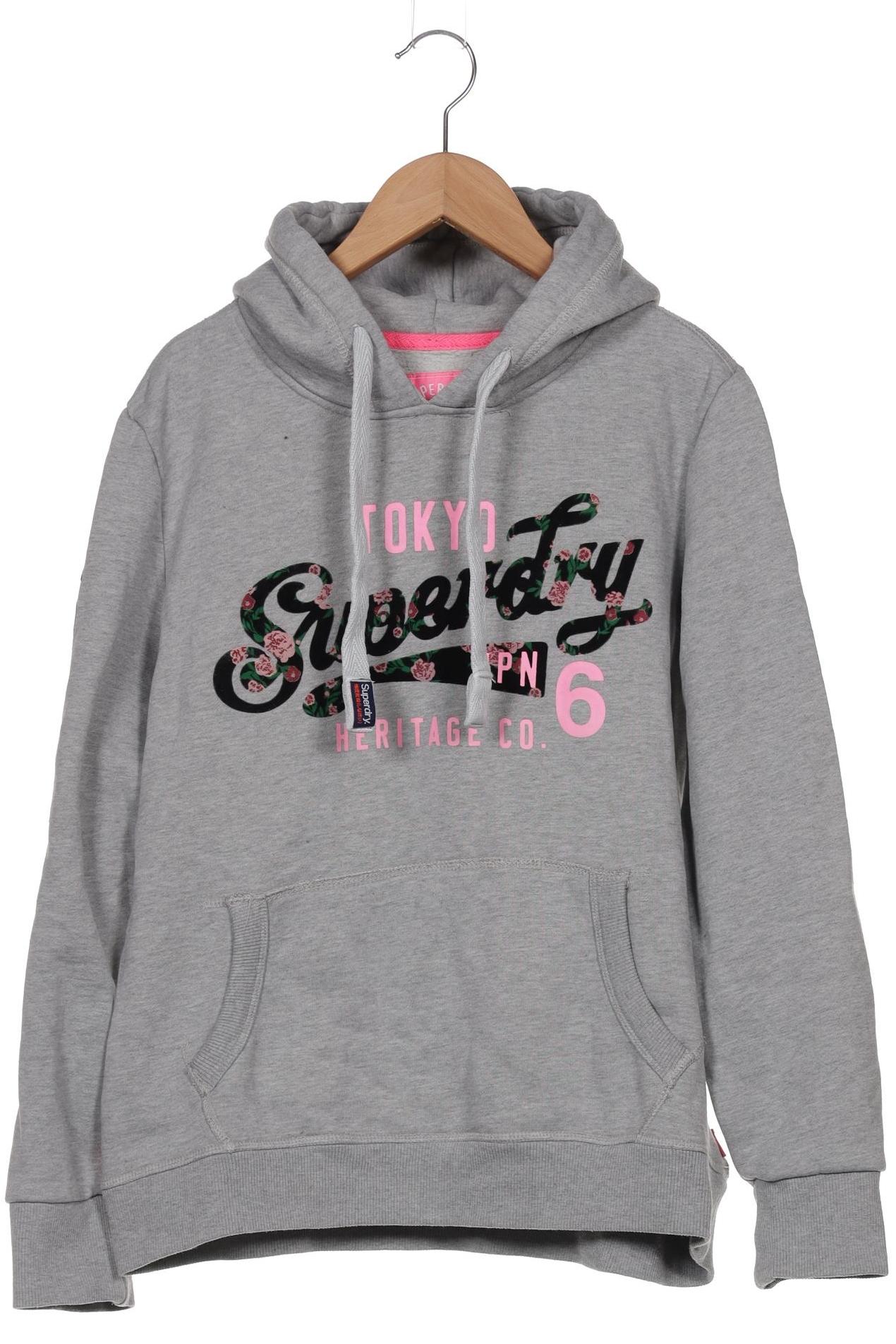

Superdry Damen Kapuzenpullover, grau, Gr. 42