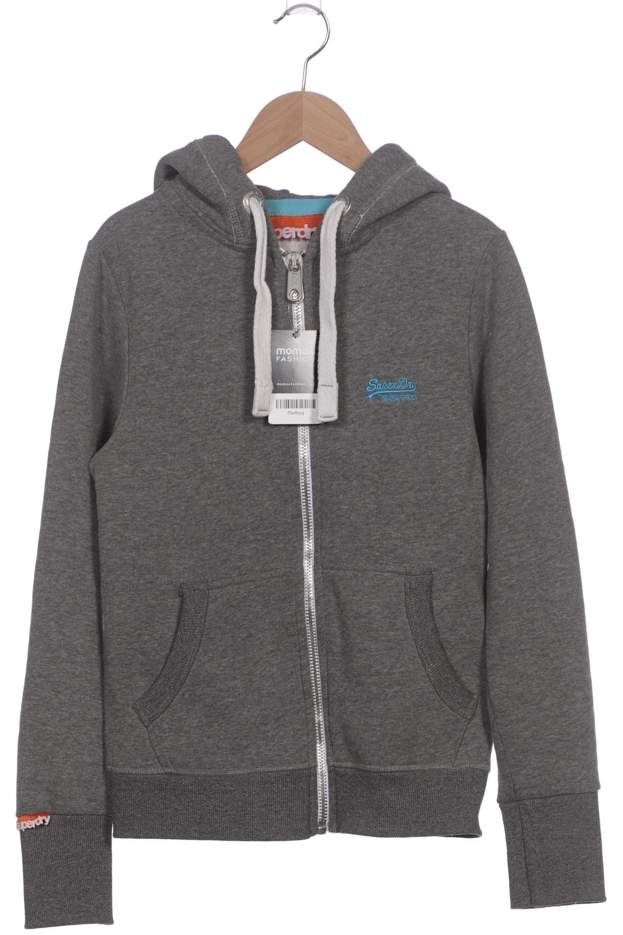 

Superdry Damen Kapuzenpullover, grau, Gr. 38