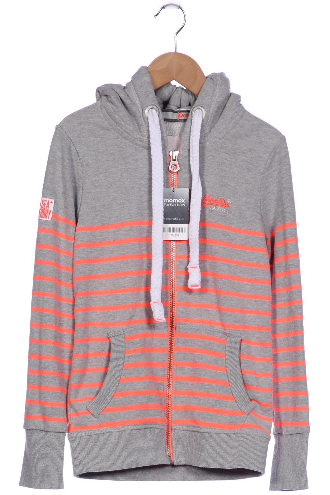 

Superdry Damen Kapuzenpullover, grau, Gr. 36