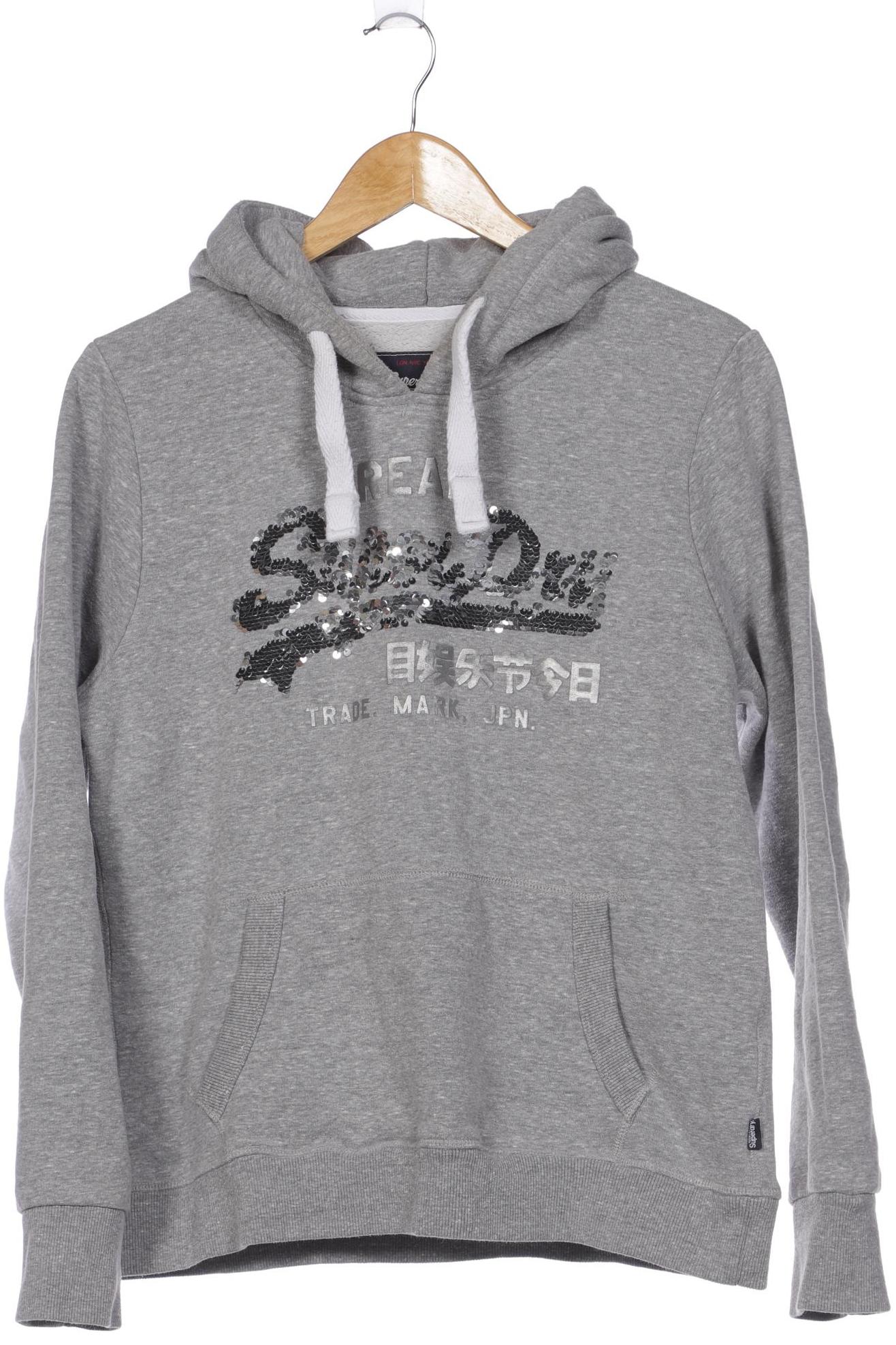 

Superdry Damen Kapuzenpullover, grau, Gr. 44