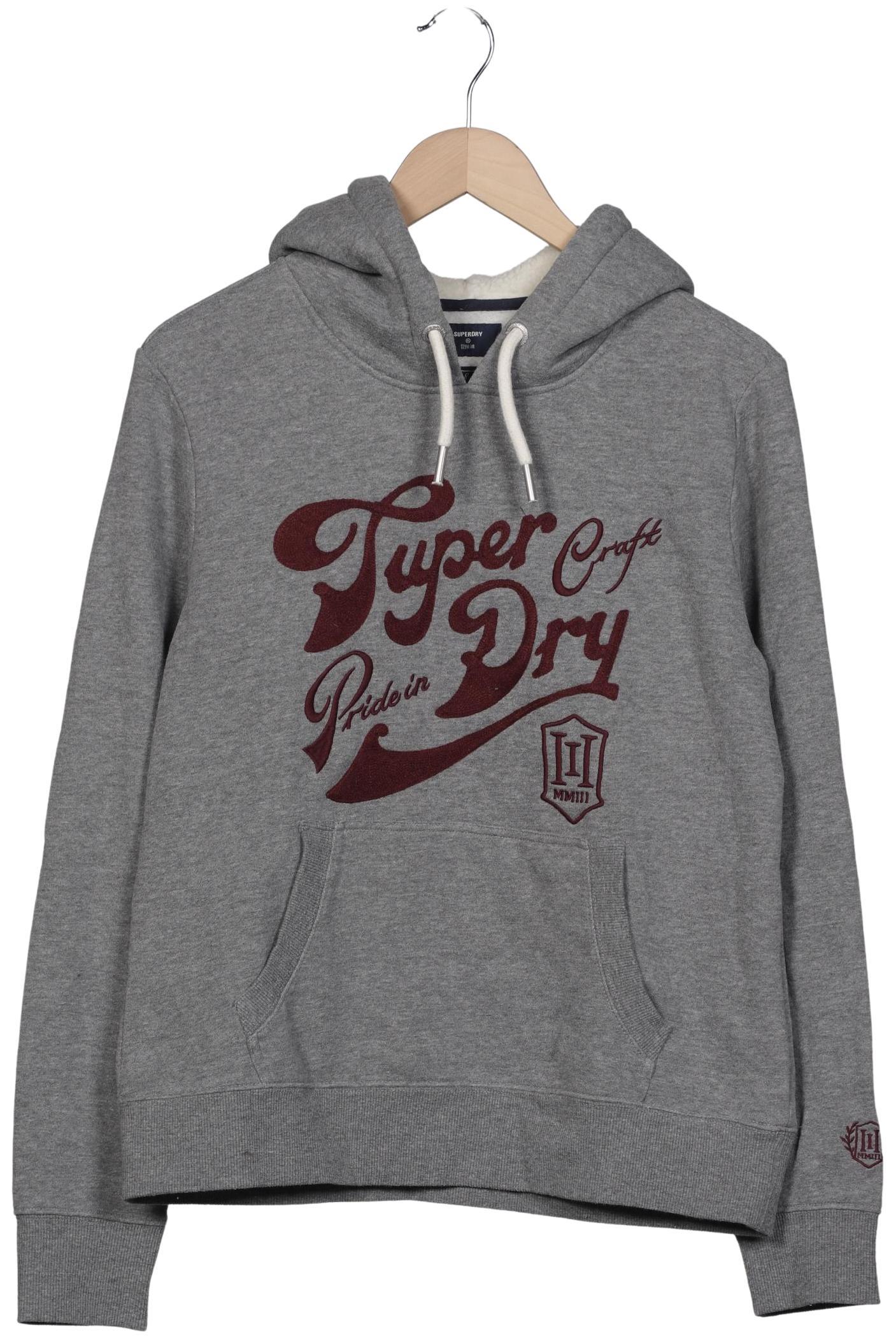 

Superdry Damen Kapuzenpullover, grau, Gr. 42