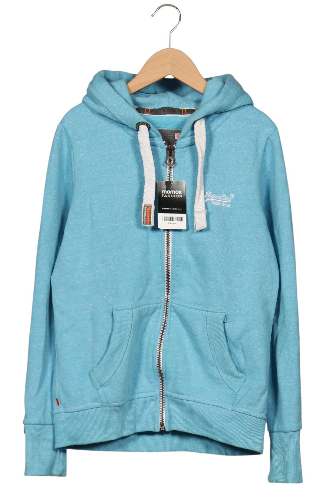 

Superdry Damen Kapuzenpullover, blau, Gr. 38