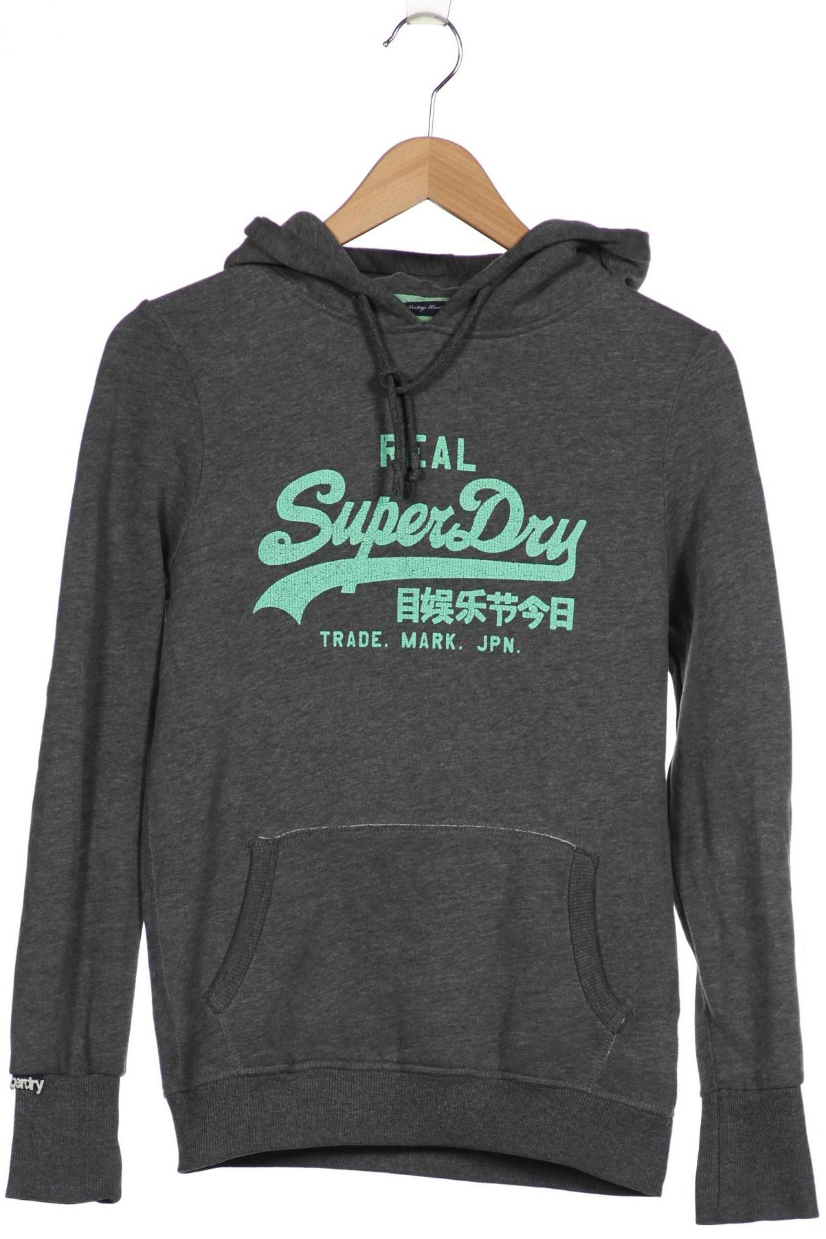 

Superdry Damen Kapuzenpullover, grau, Gr. 38