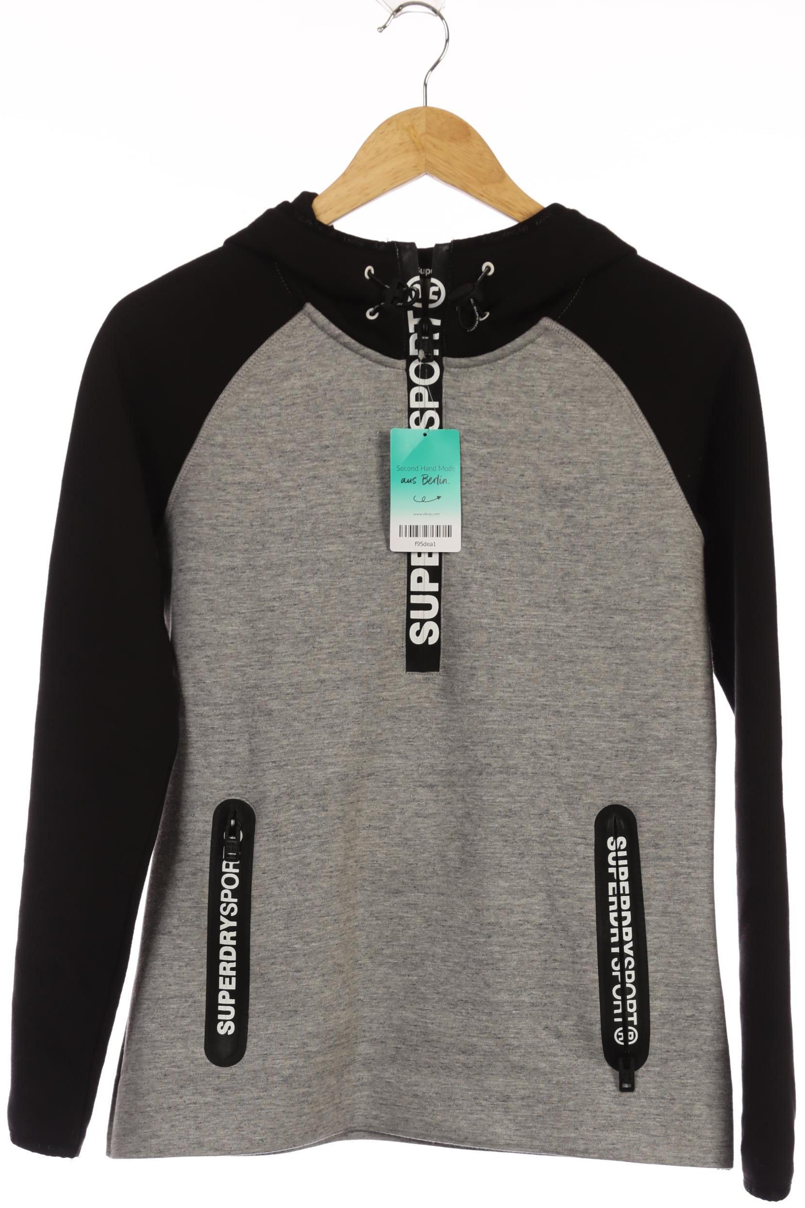 

Superdry Damen Kapuzenpullover, grau, Gr.