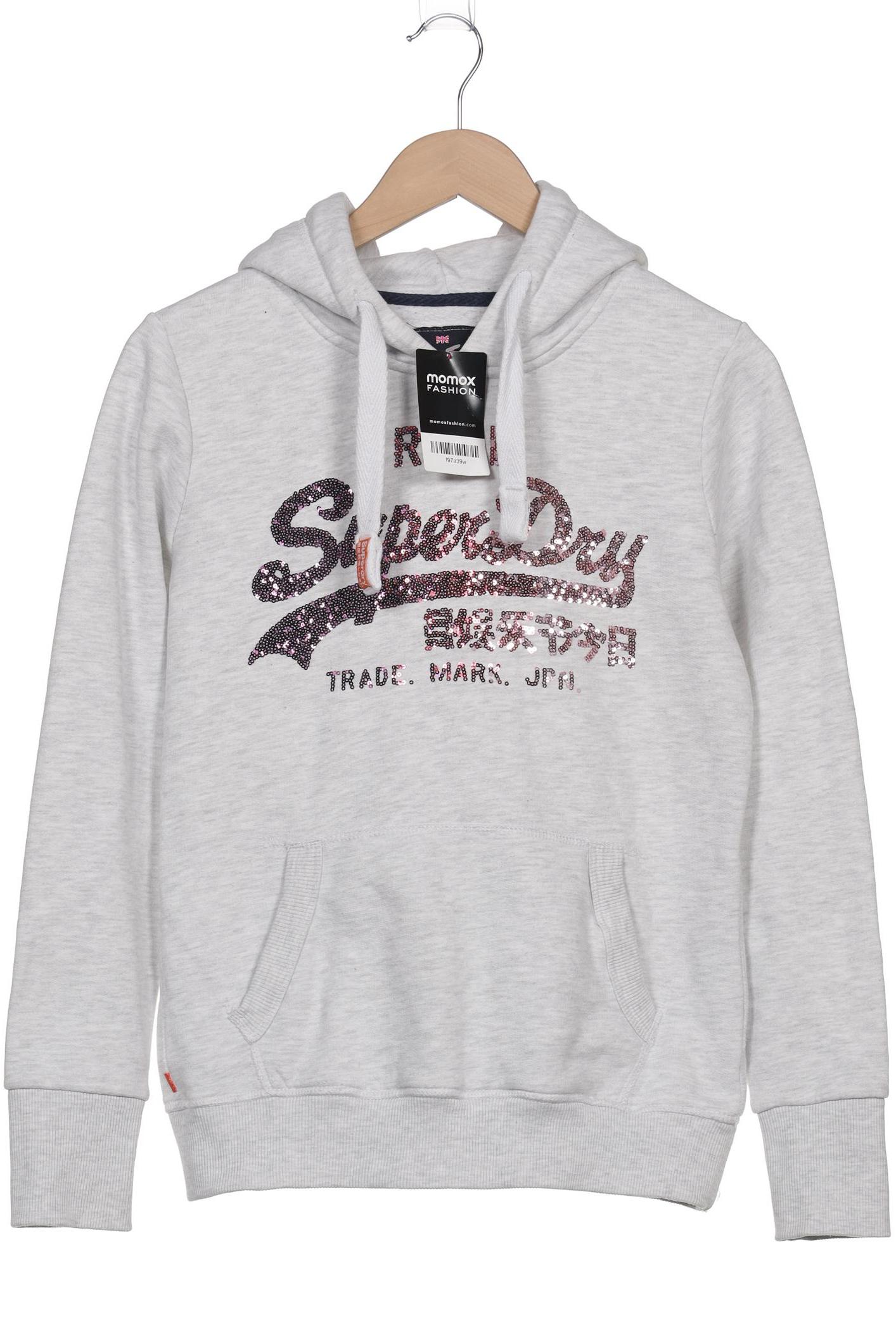 

Superdry Damen Kapuzenpullover, grau, Gr. 36