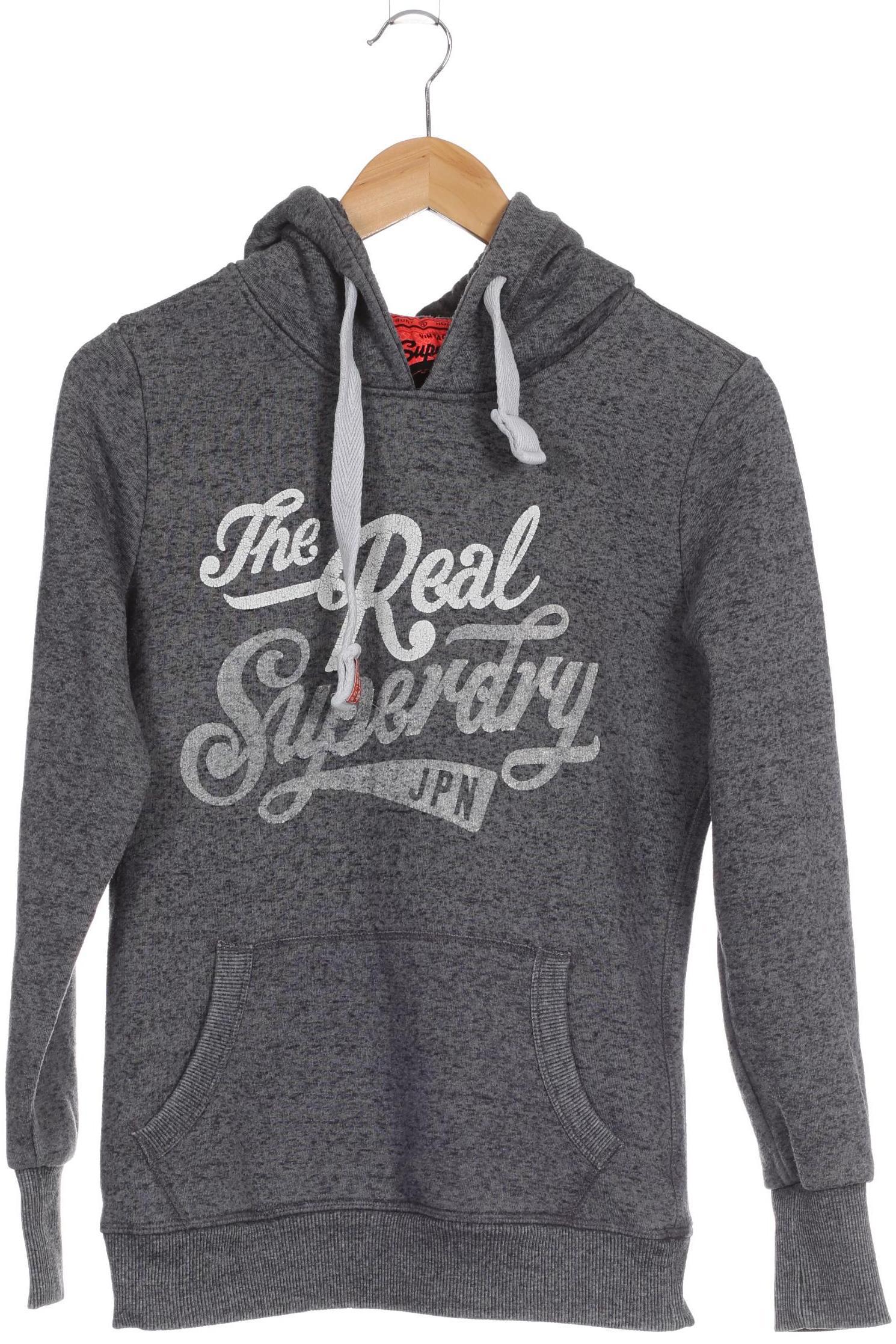 

Superdry Damen Kapuzenpullover, grau, Gr.