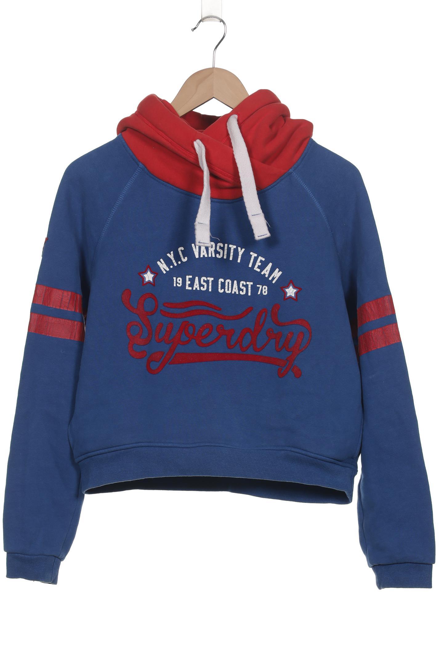 

Superdry Damen Kapuzenpullover, blau, Gr. 42