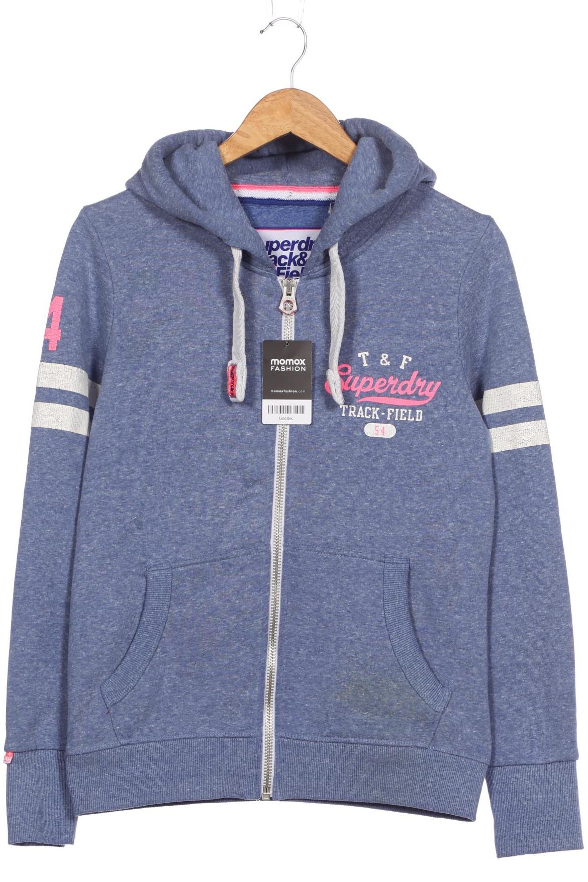 

Superdry Damen Kapuzenpullover, blau, Gr. 42