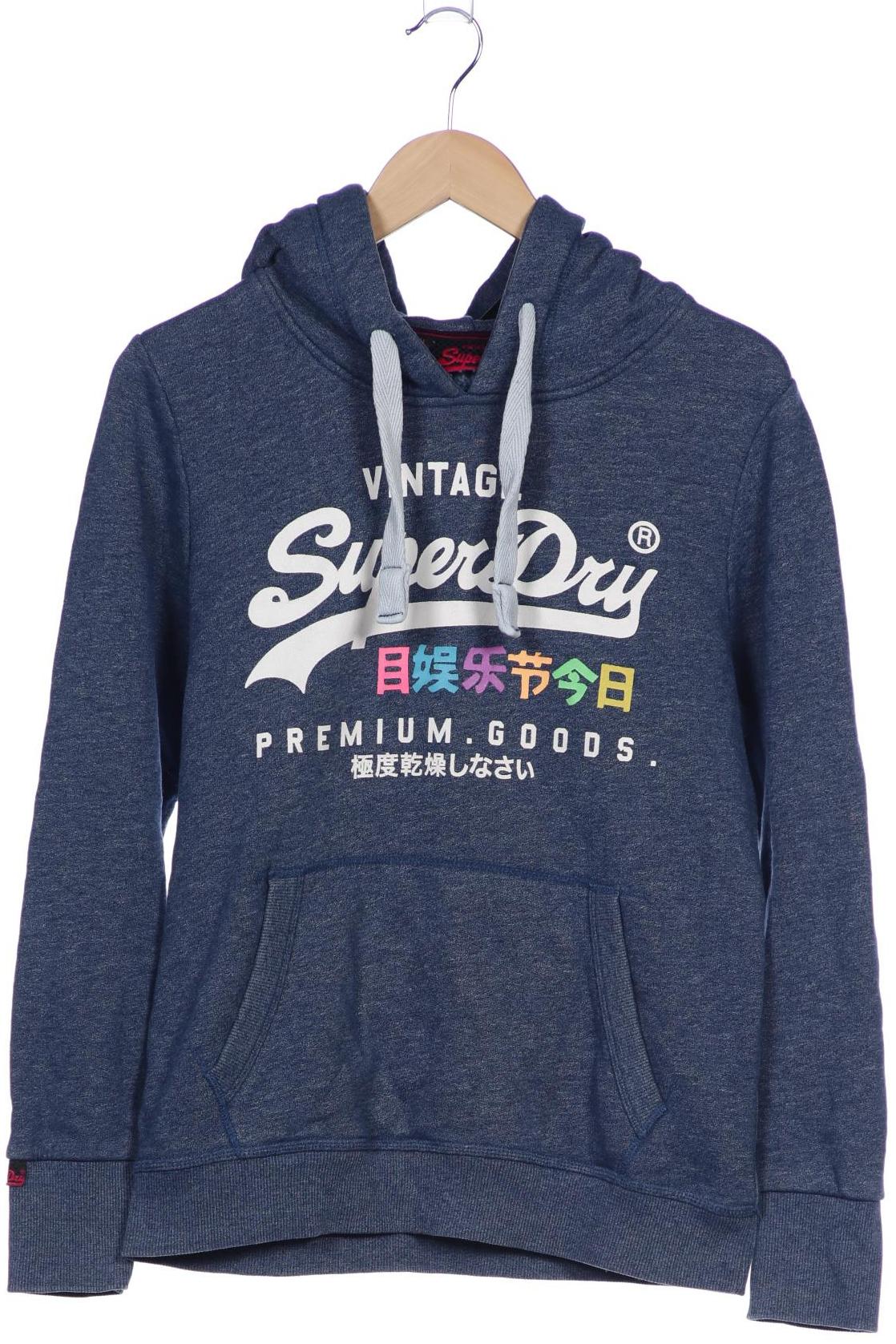 

Superdry Damen Kapuzenpullover, blau, Gr. 42