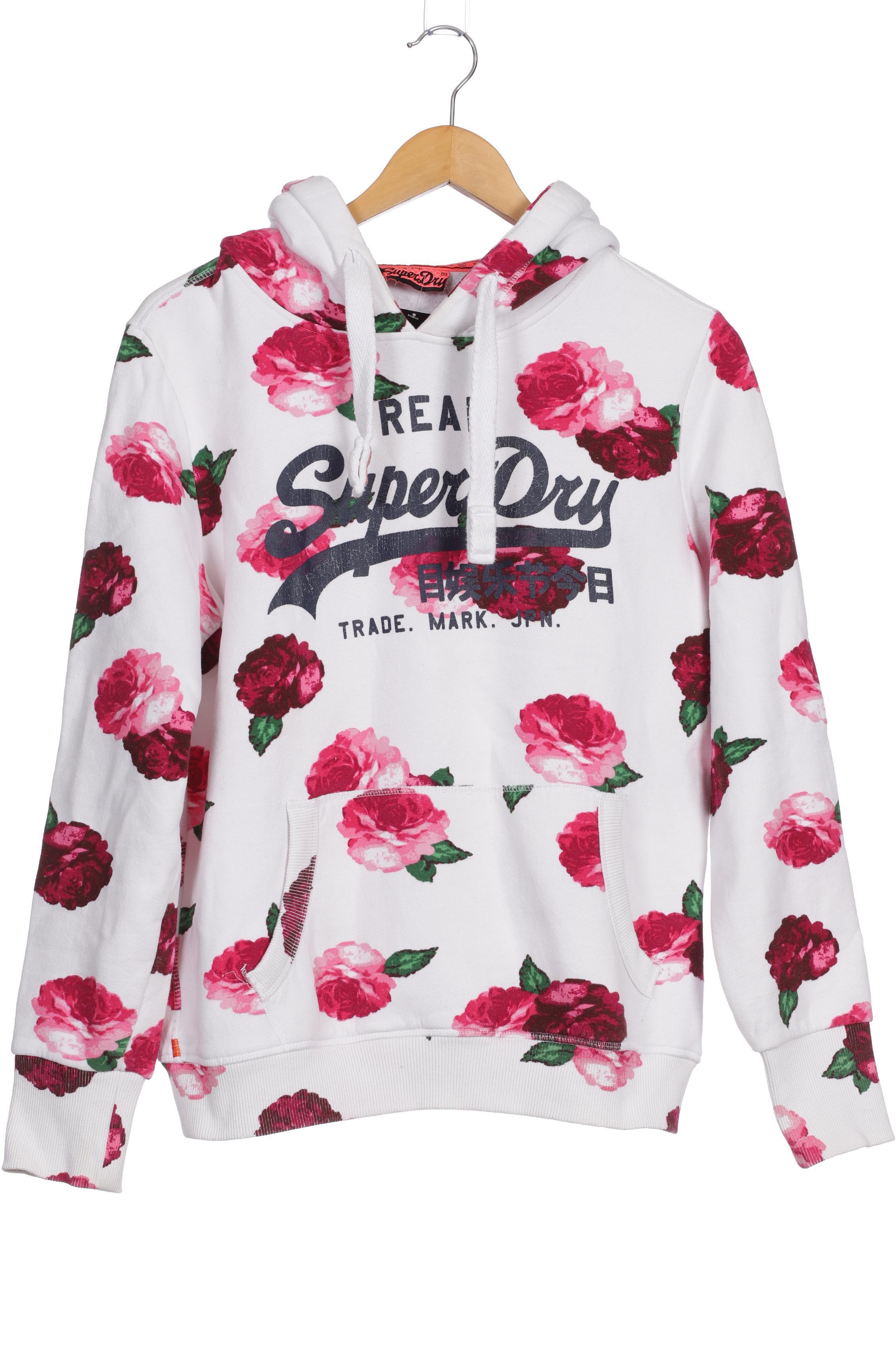 

Superdry Damen Kapuzenpullover, weiß, Gr.