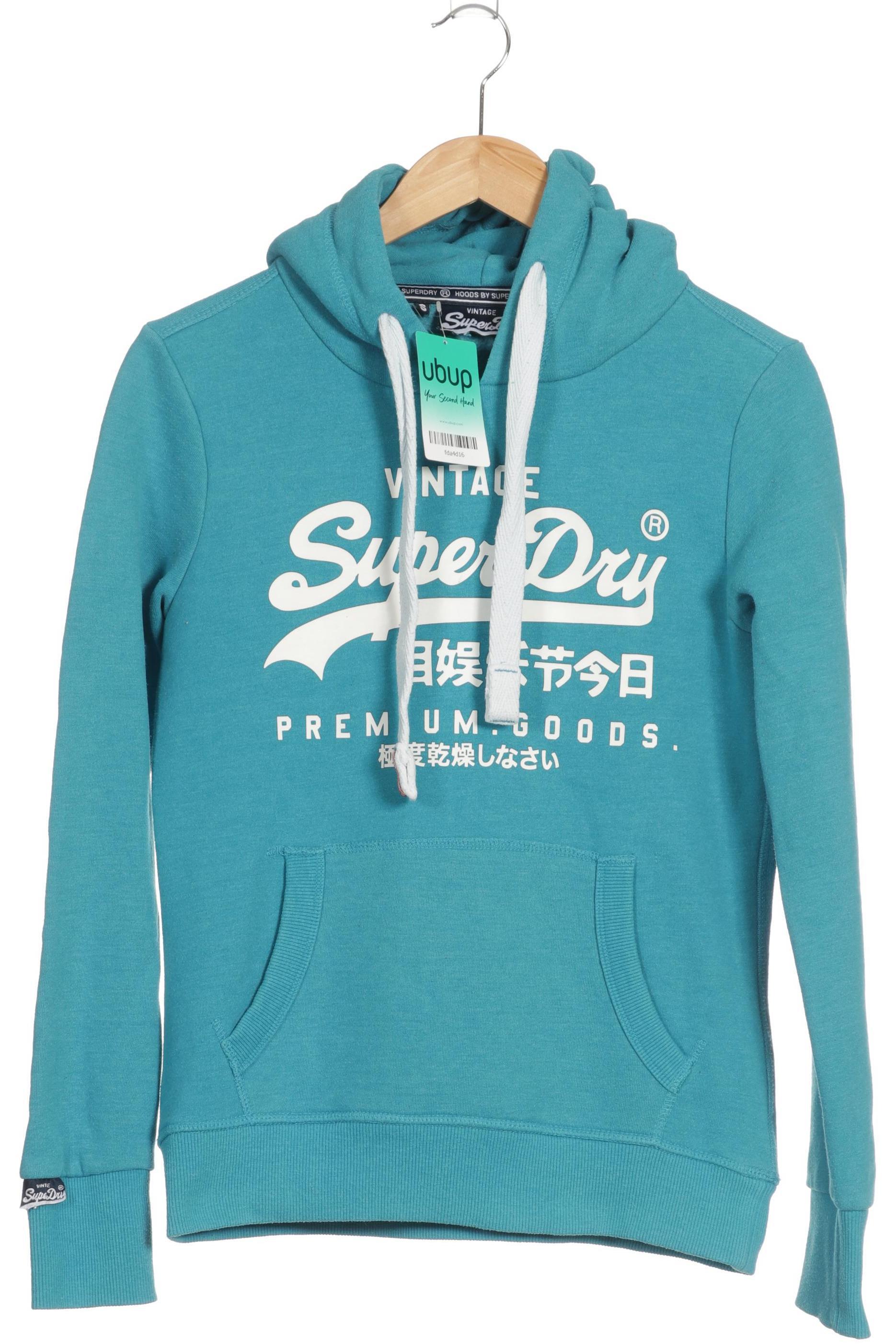 

Superdry Damen Kapuzenpullover, blau, Gr.