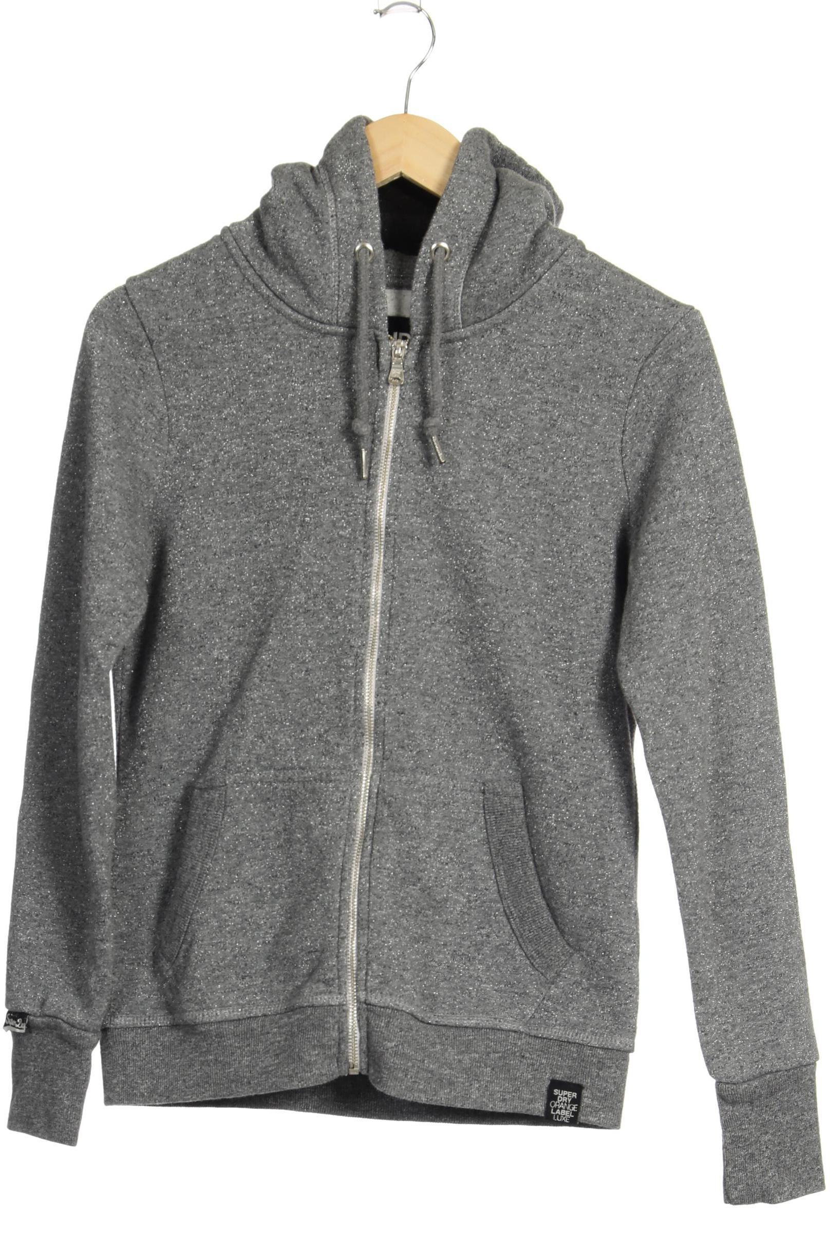 

Superdry Damen Kapuzenpullover, grau, Gr.