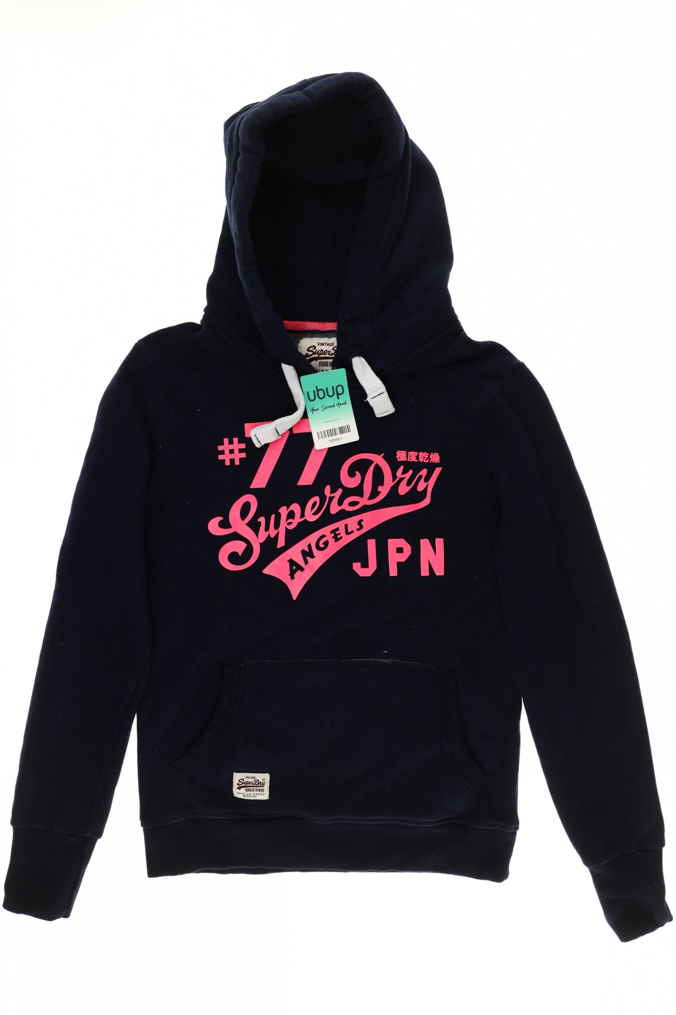 

Superdry Damen Kapuzenpullover, blau, Gr.