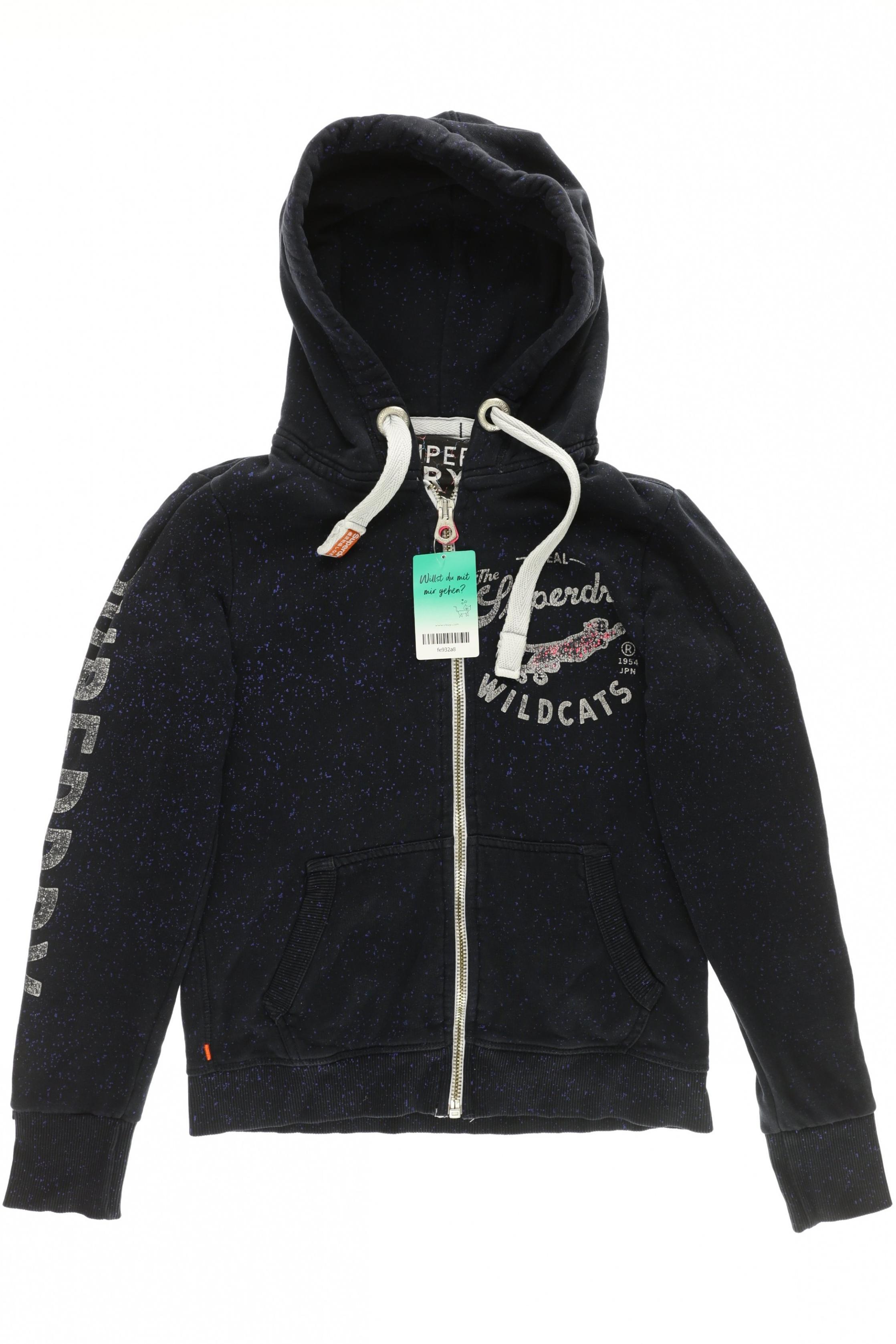 

Superdry Damen Kapuzenpullover, blau, Gr.