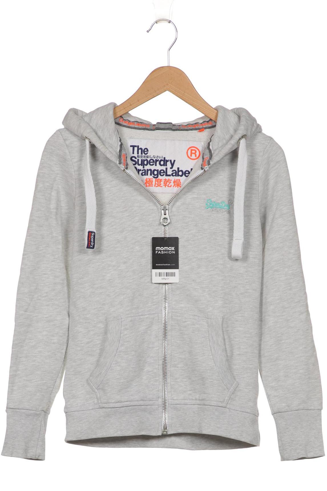 

Superdry Damen Kapuzenpullover, grau, Gr. 36