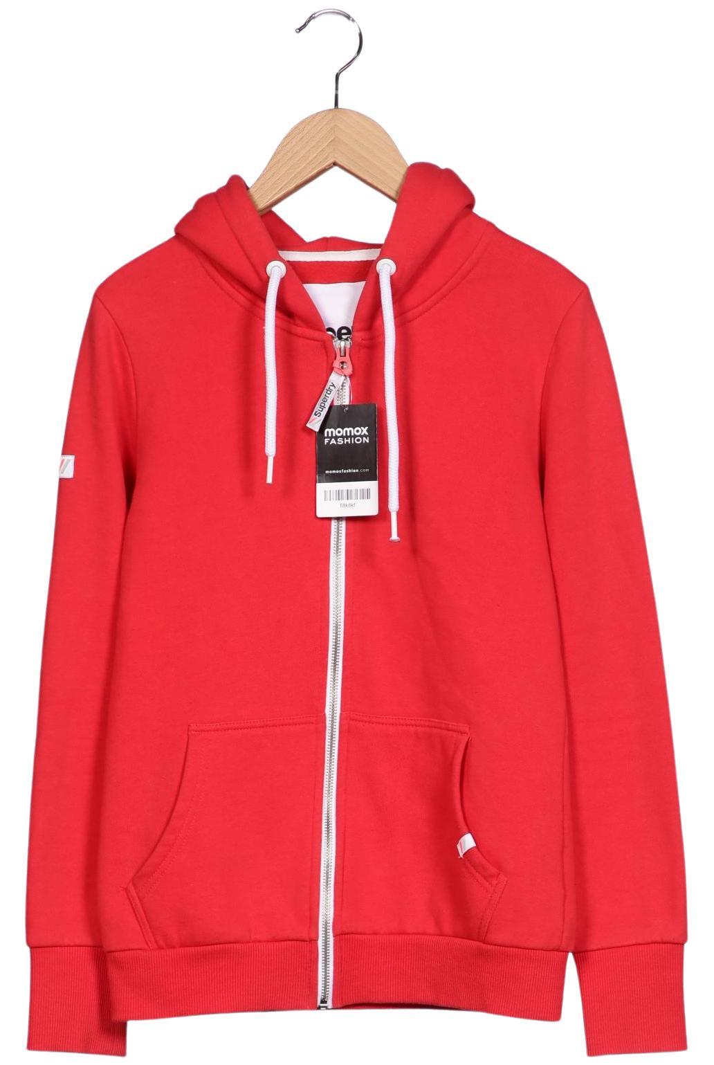 

Superdry Damen Kapuzenpullover, rot, Gr. 38