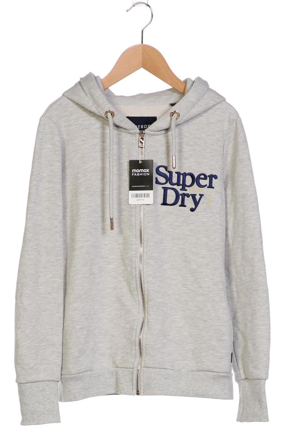 

Superdry Damen Kapuzenpullover, grau, Gr. 38