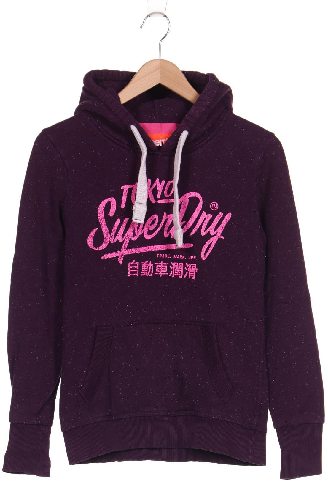 

Superdry Damen Kapuzenpullover, flieder, Gr. 36