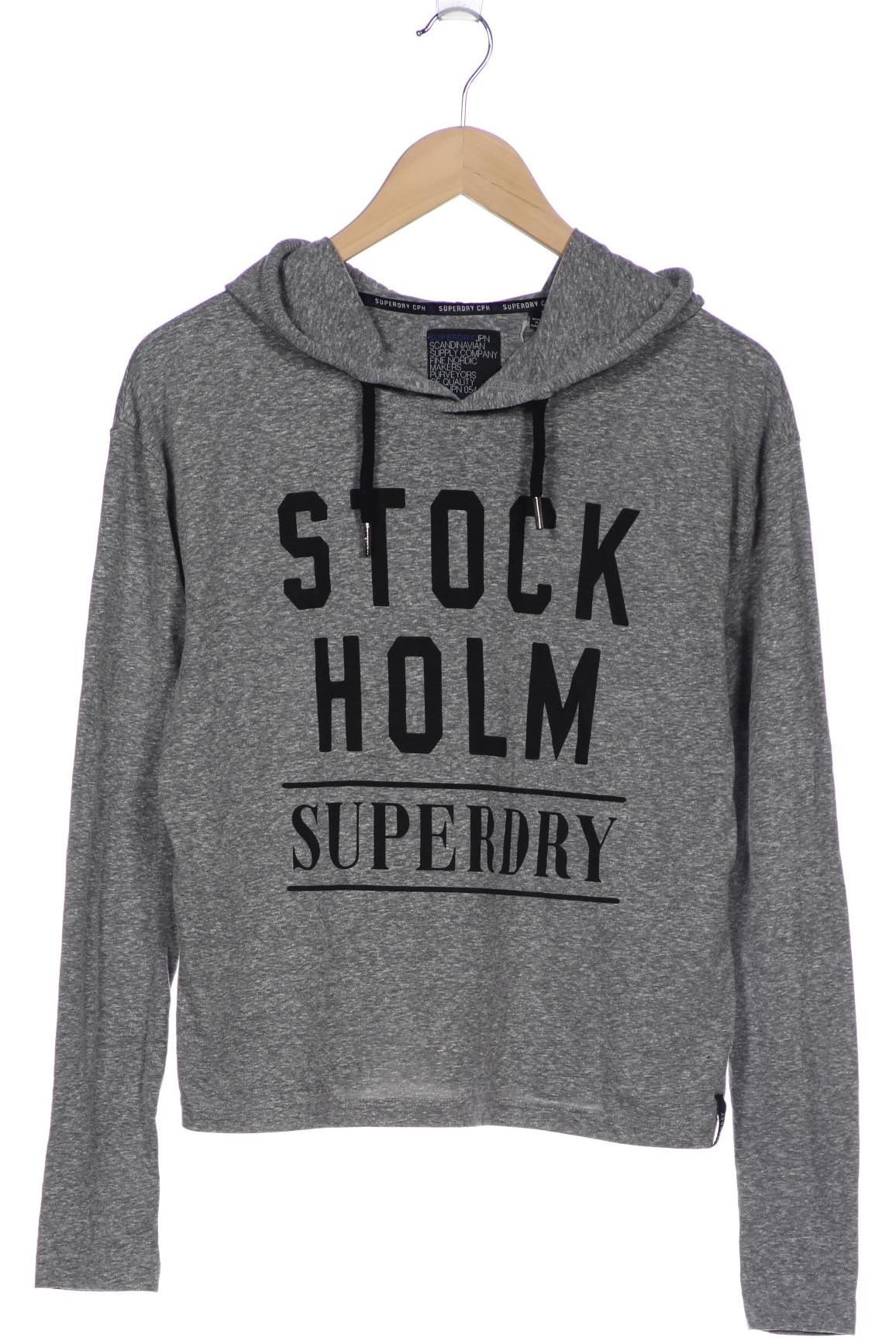 

Superdry Damen Kapuzenpullover, grau