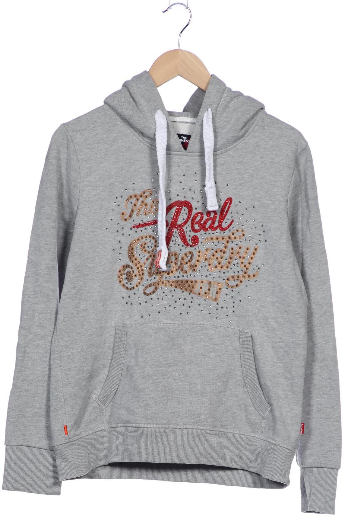 

Superdry Damen Kapuzenpullover, grau, Gr. 42