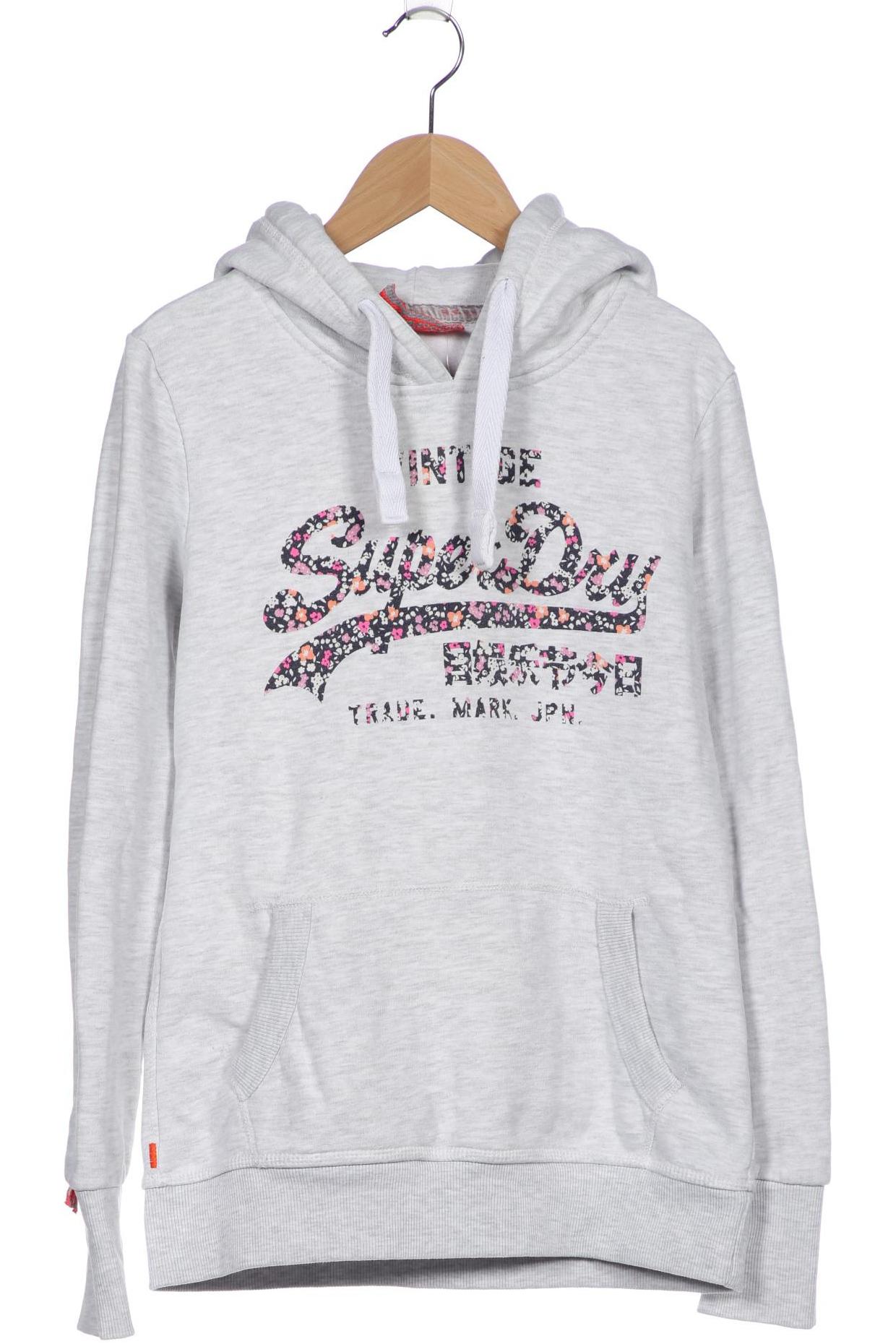 

Superdry Damen Kapuzenpullover, grau, Gr. 38