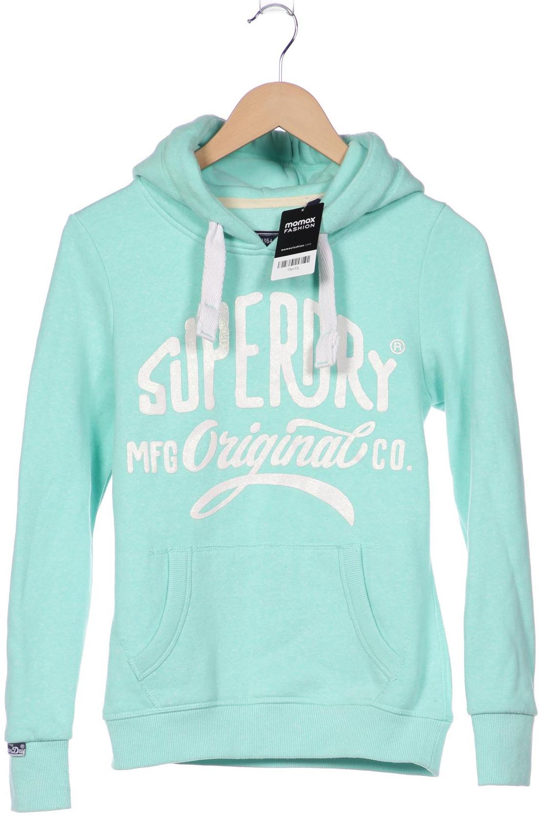 

Superdry Damen Kapuzenpullover, hellgrün, Gr. 34