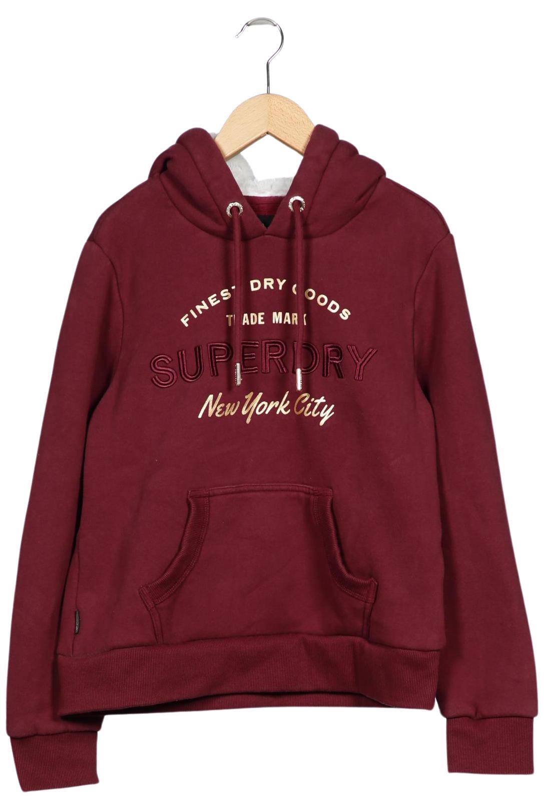 

Superdry Damen Kapuzenpullover, bordeaux, Gr. 40