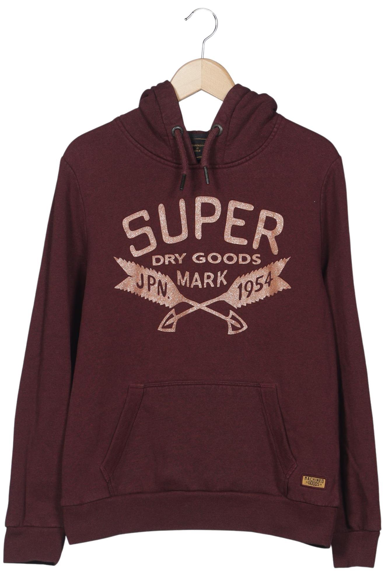 

Superdry Damen Kapuzenpullover, bordeaux, Gr. 42