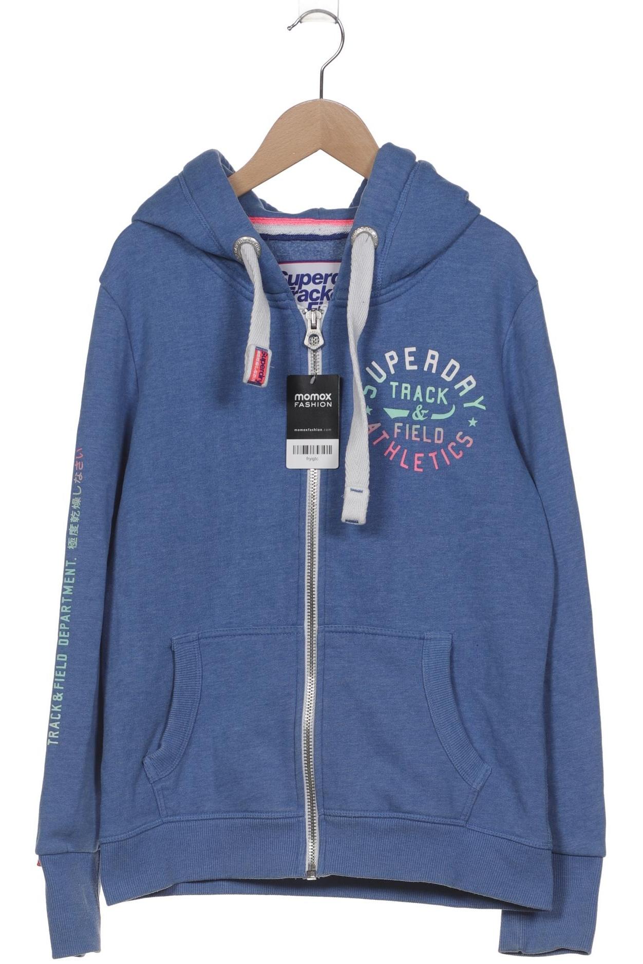 

Superdry Damen Kapuzenpullover, blau, Gr. 40