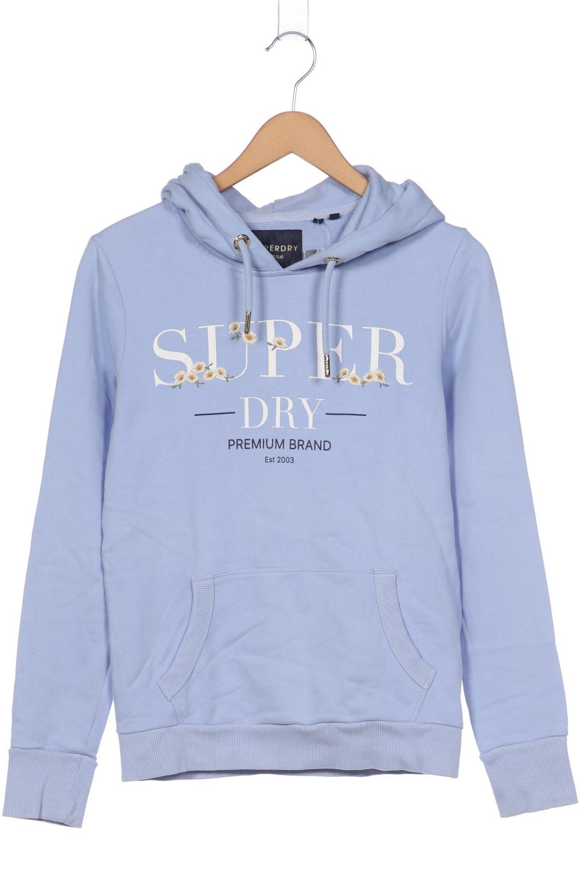 

Superdry Damen Kapuzenpullover, blau, Gr. 38