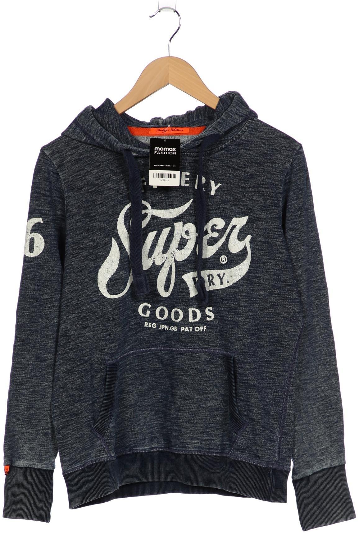 

Superdry Damen Kapuzenpullover, blau, Gr. 42