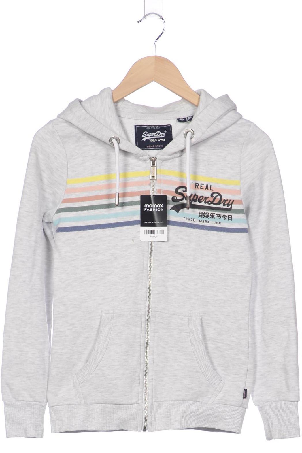 

Superdry Damen Kapuzenpullover, grau, Gr. 36