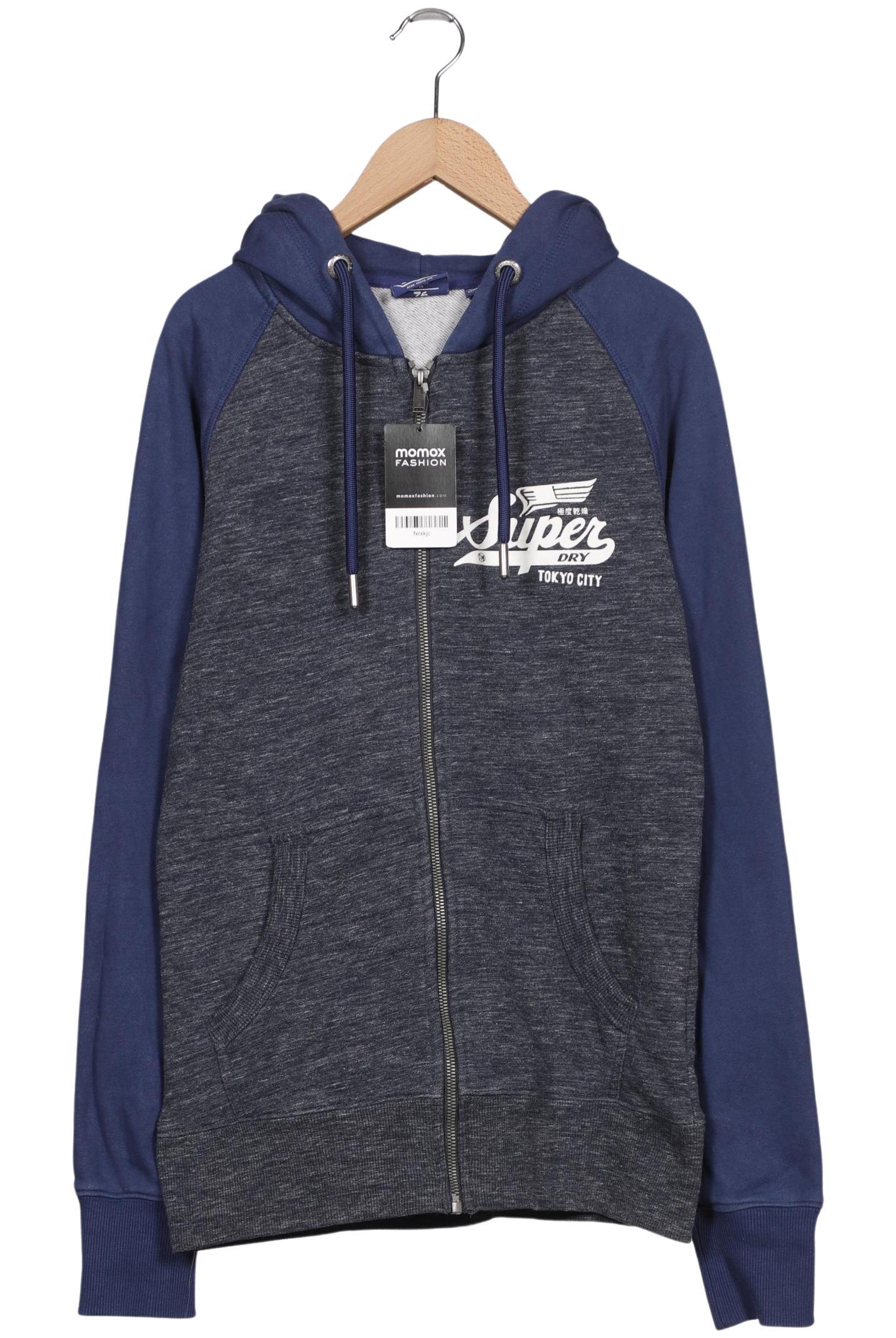 

Superdry Damen Kapuzenpullover, blau, Gr. 36