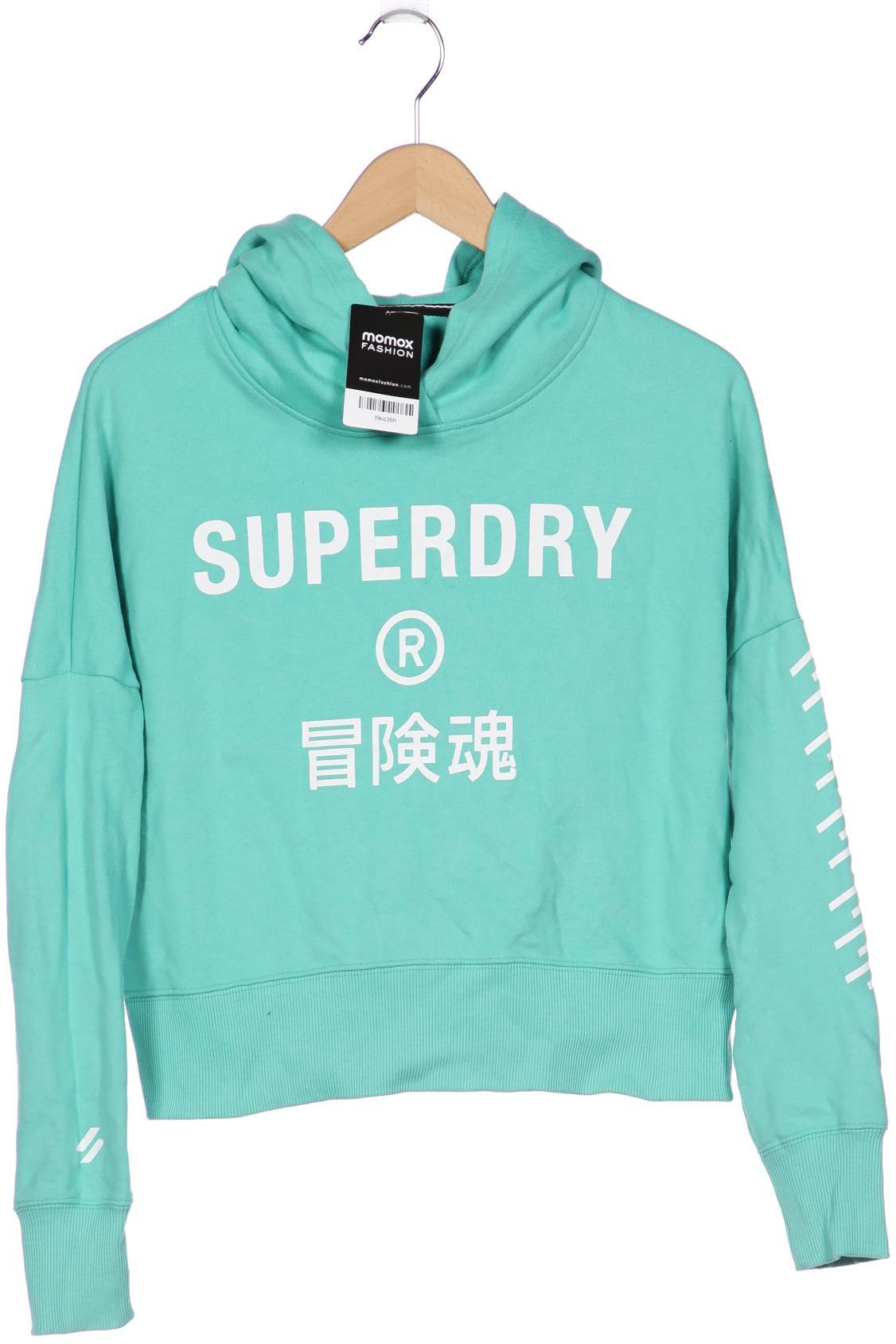 

Superdry Damen Kapuzenpullover, türkis, Gr. 36