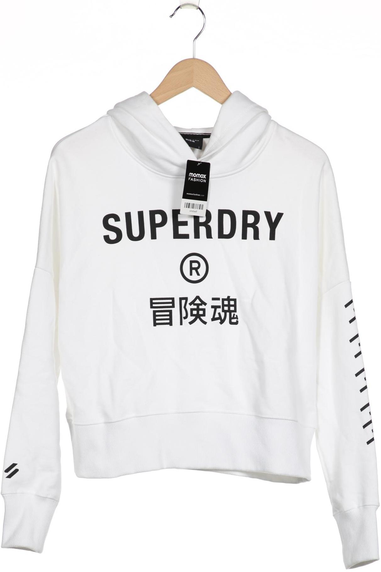

Superdry Damen Kapuzenpullover, weiß, Gr. 38