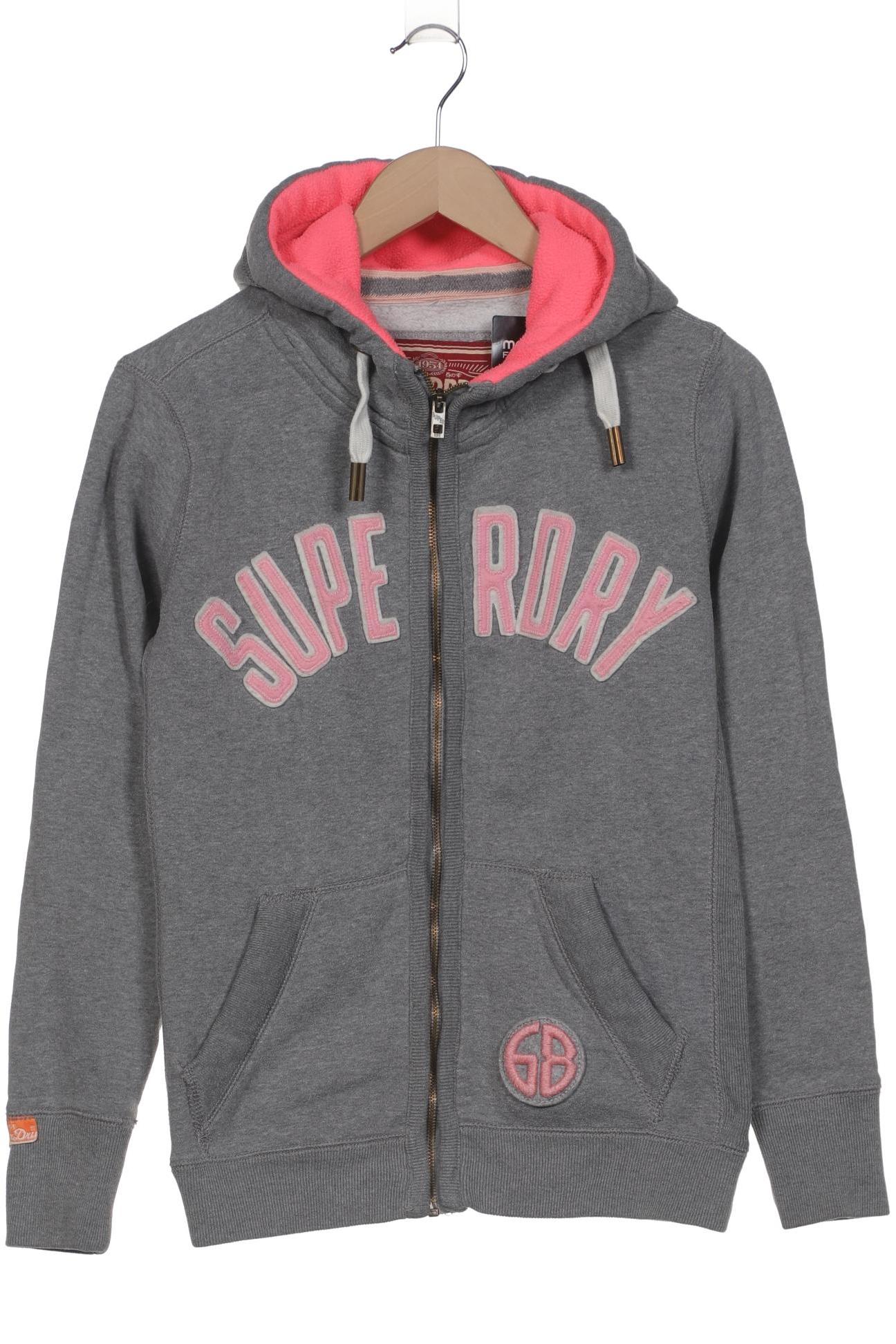 

Superdry Damen Kapuzenpullover, grau, Gr. 42