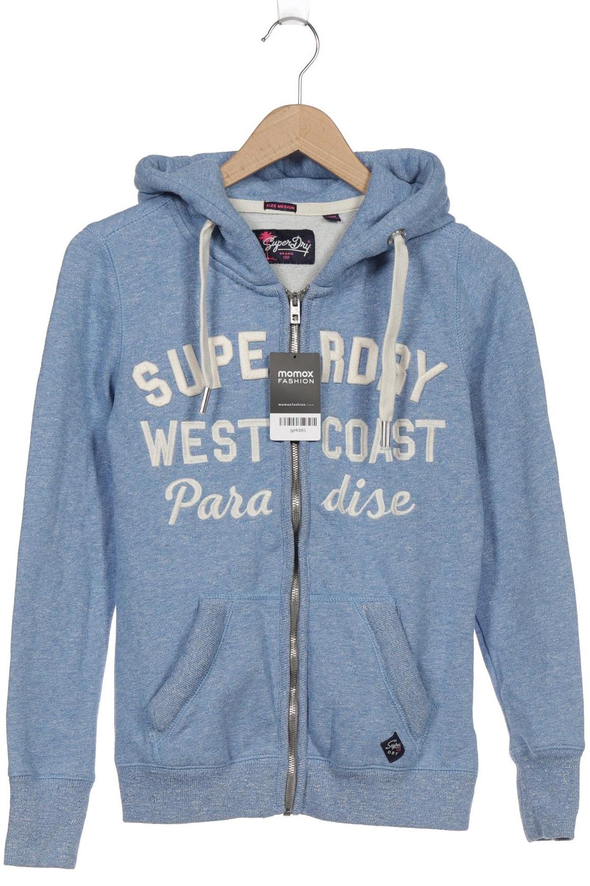 

Superdry Damen Kapuzenpullover, blau, Gr. 38