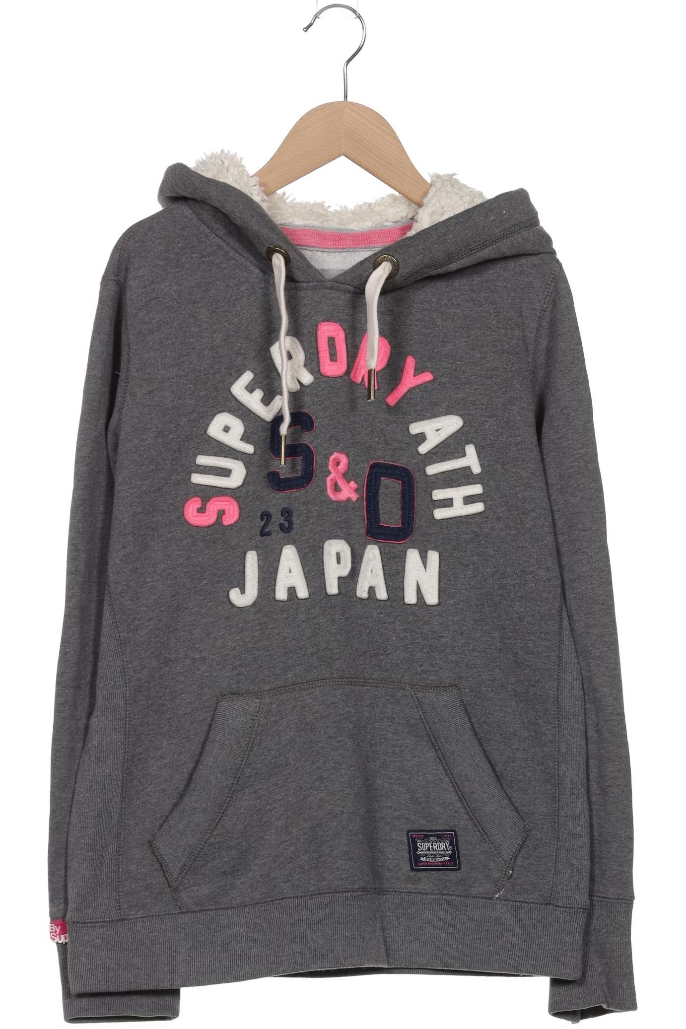 

Superdry Damen Kapuzenpullover, grau, Gr. 42
