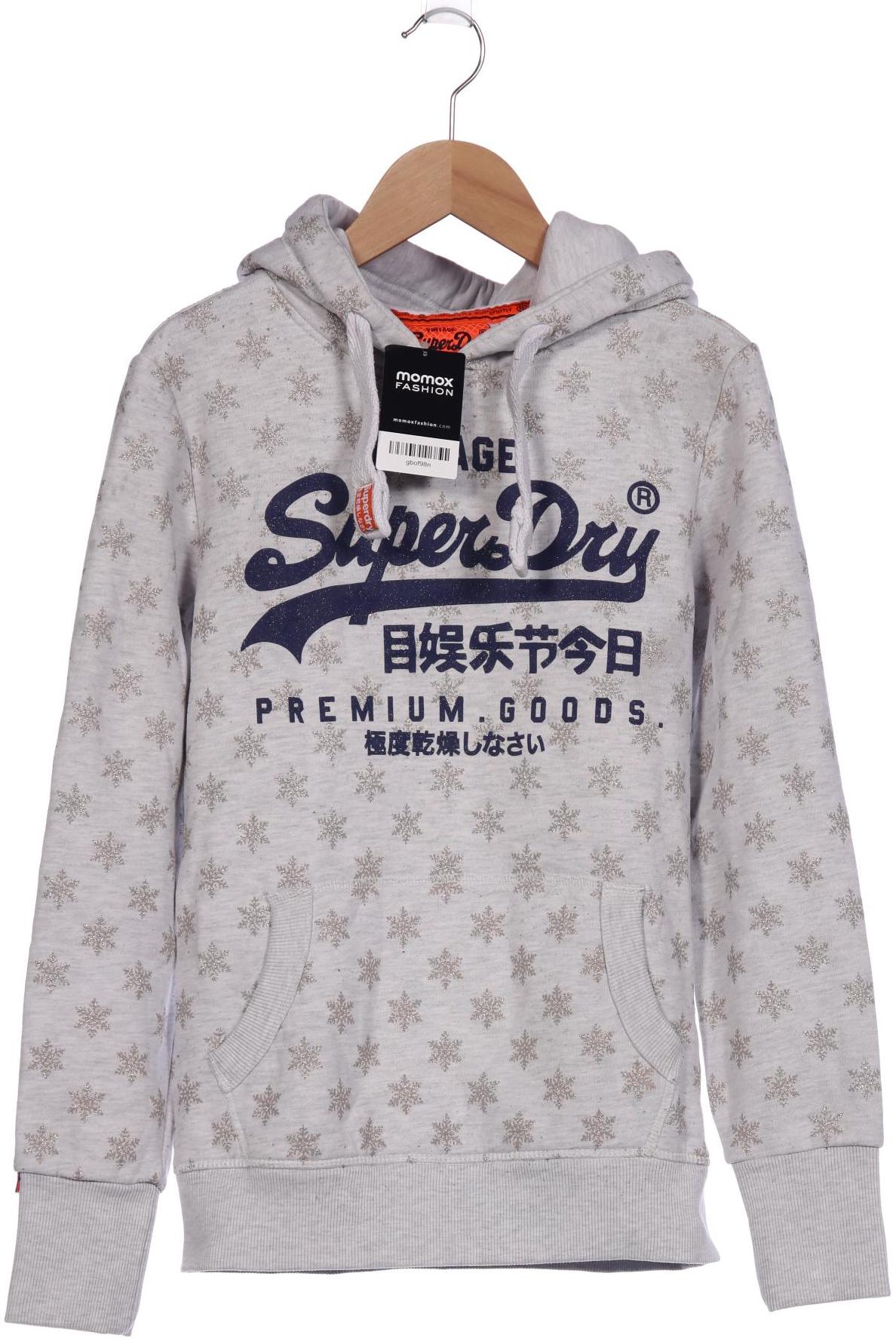 

Superdry Damen Kapuzenpullover, grau