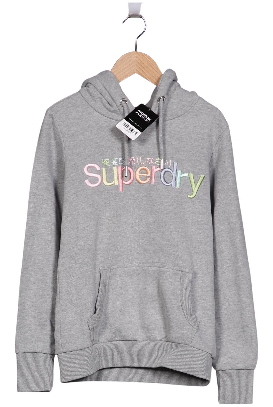 

Superdry Damen Kapuzenpullover, grau, Gr. 36