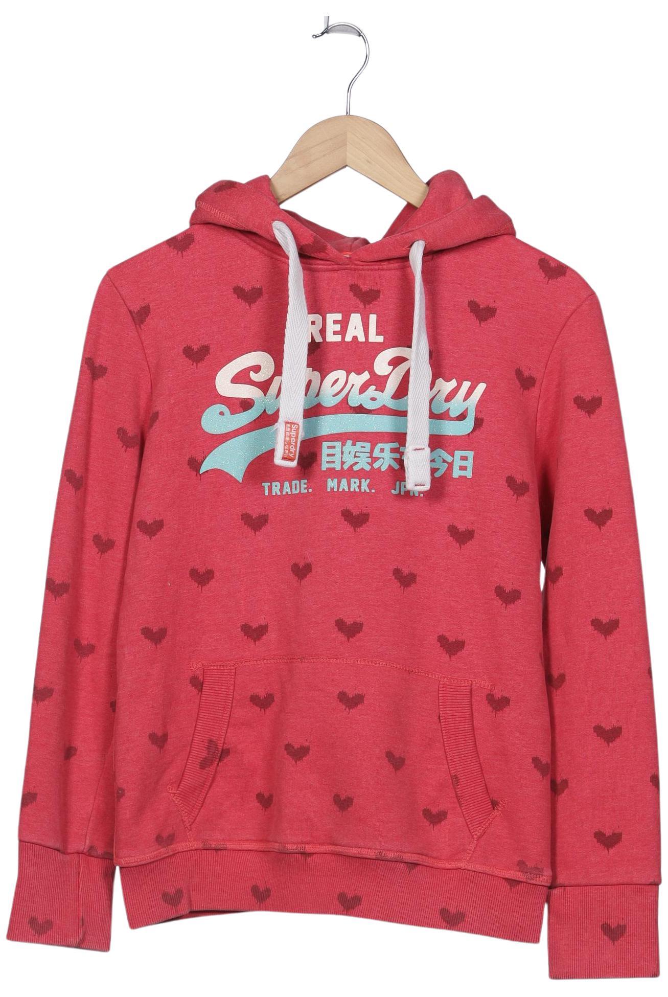 

Superdry Damen Kapuzenpullover, rot, Gr. 38