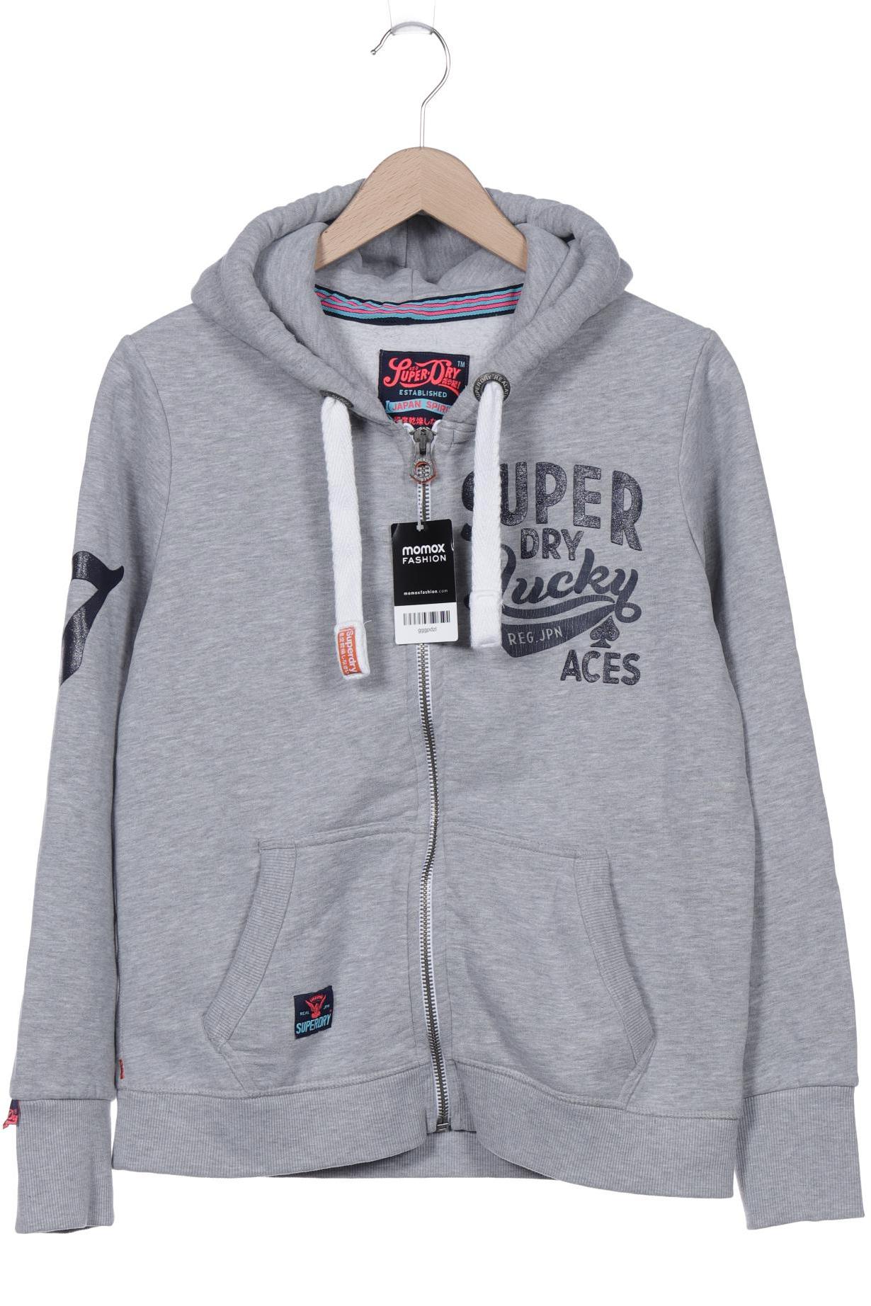 

Superdry Damen Kapuzenpullover, grau, Gr. 44