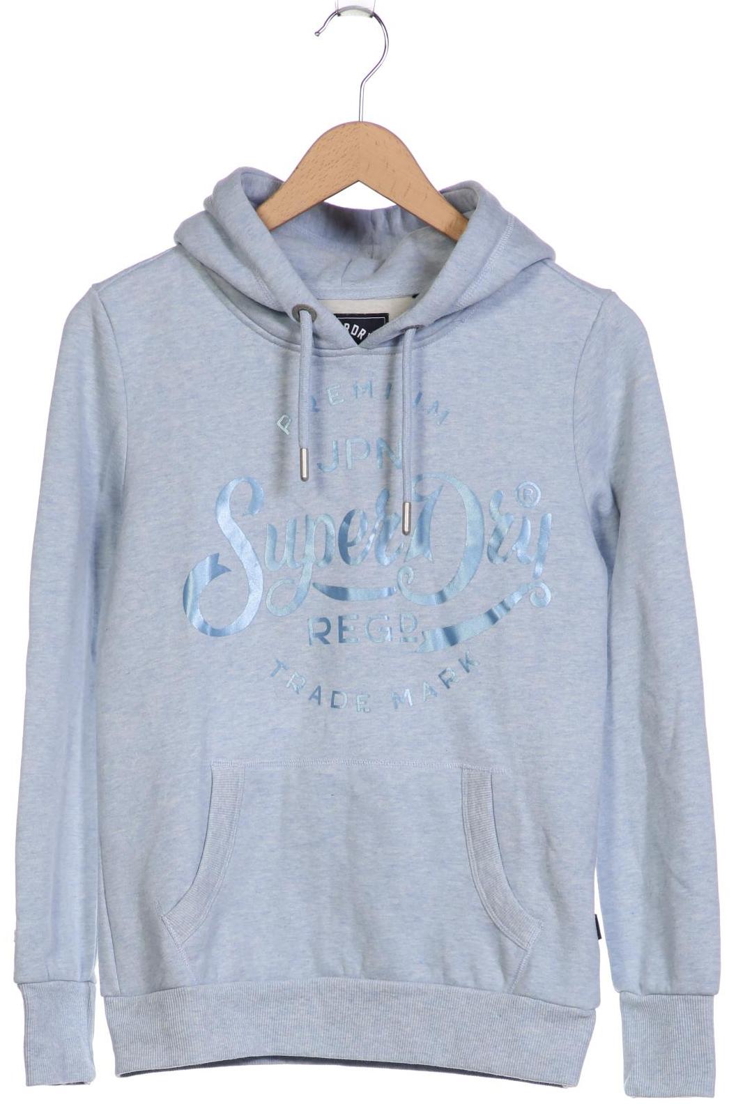 

Superdry Damen Kapuzenpullover, hellblau, Gr. 38