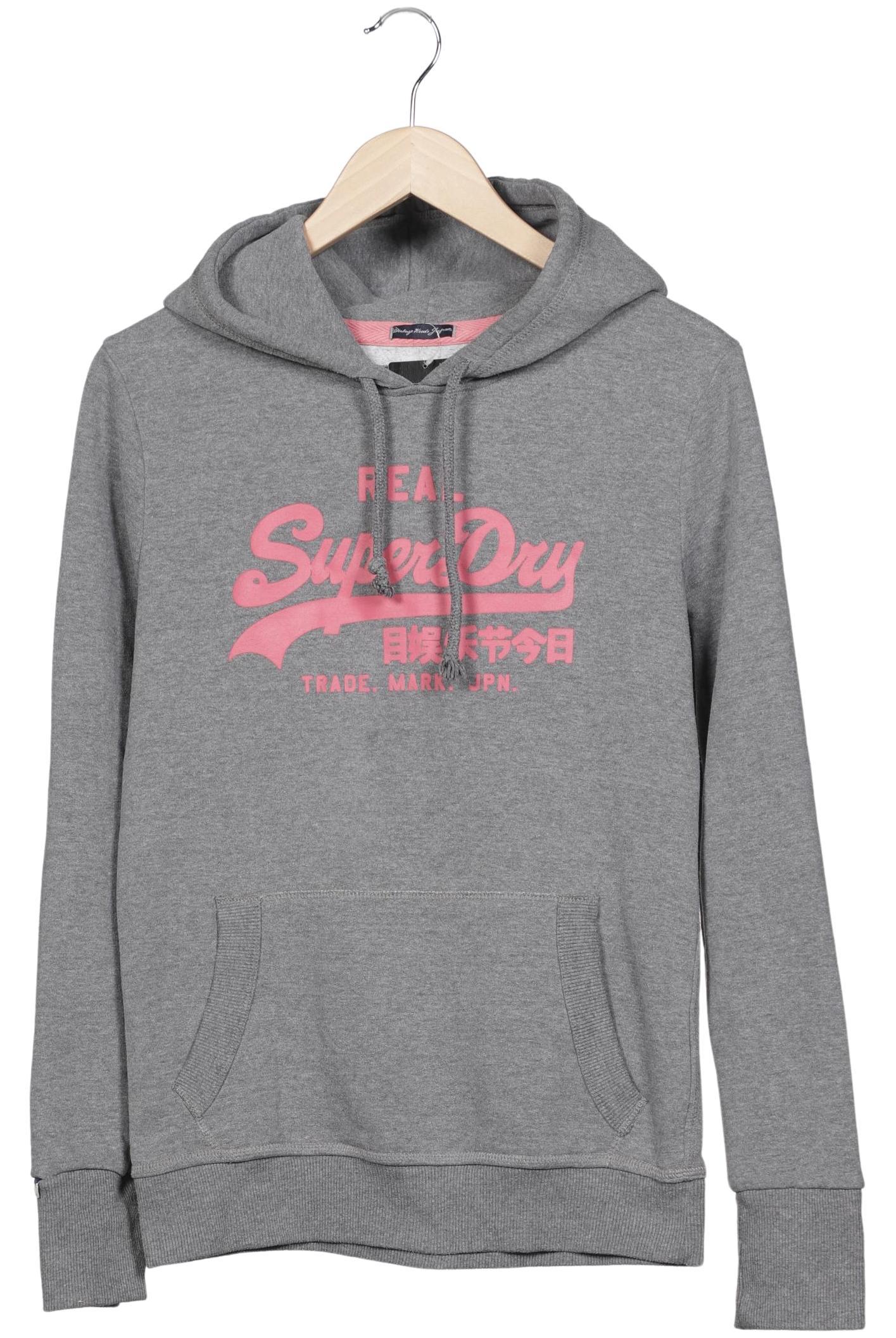 

Superdry Damen Kapuzenpullover, grau, Gr. 42
