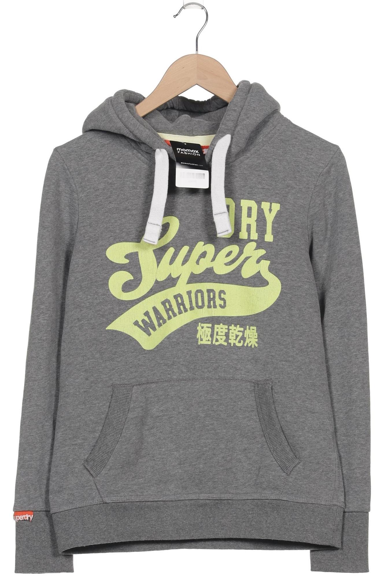 

Superdry Damen Kapuzenpullover, grau, Gr. 38