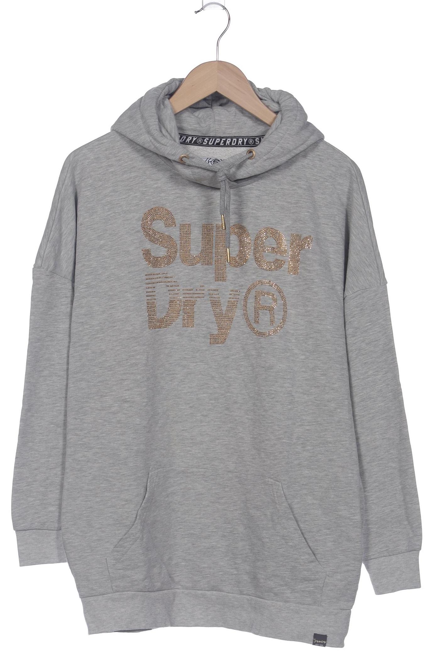 

Superdry Damen Kapuzenpullover, grau, Gr. 38