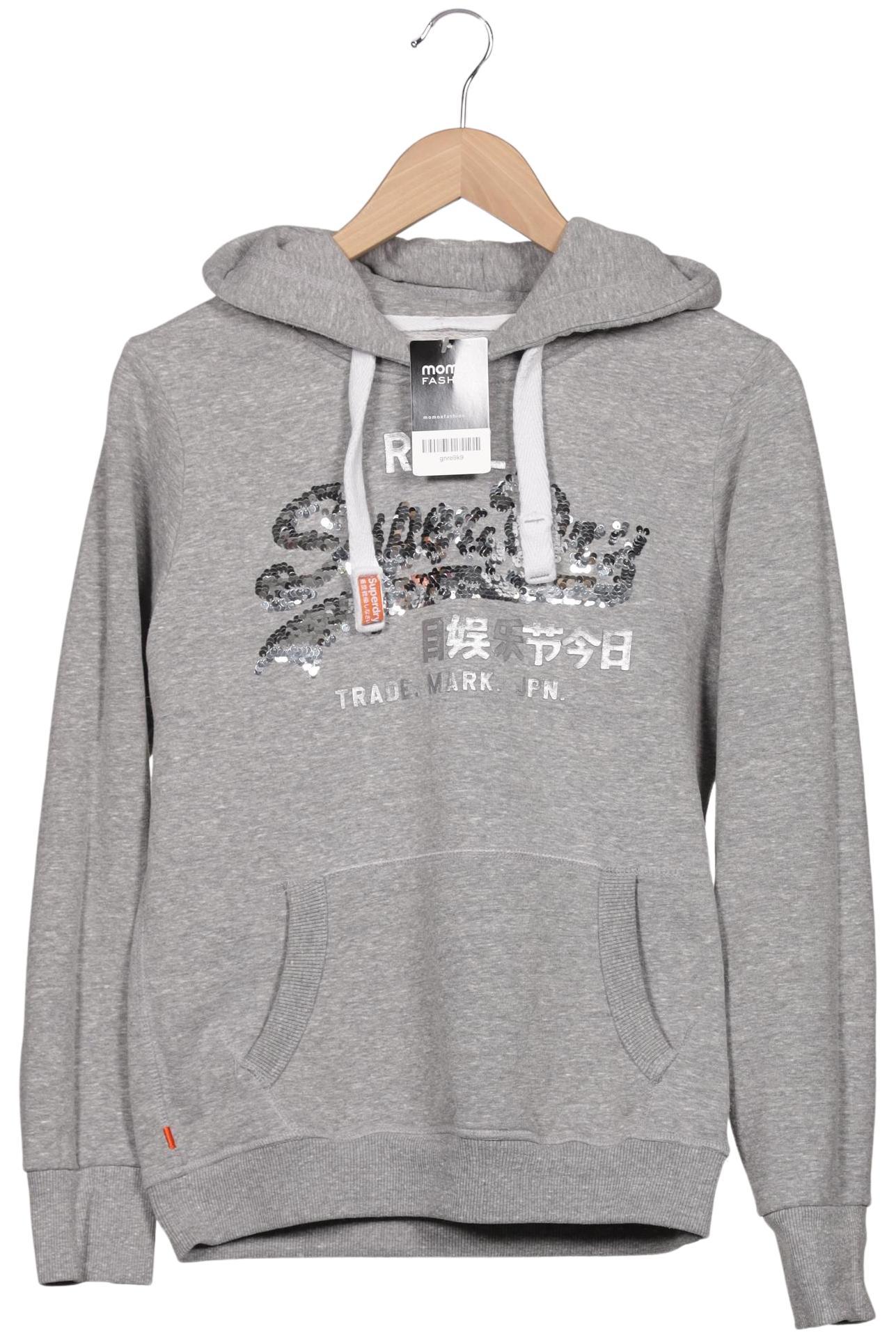 

Superdry Damen Kapuzenpullover, grau, Gr. 40